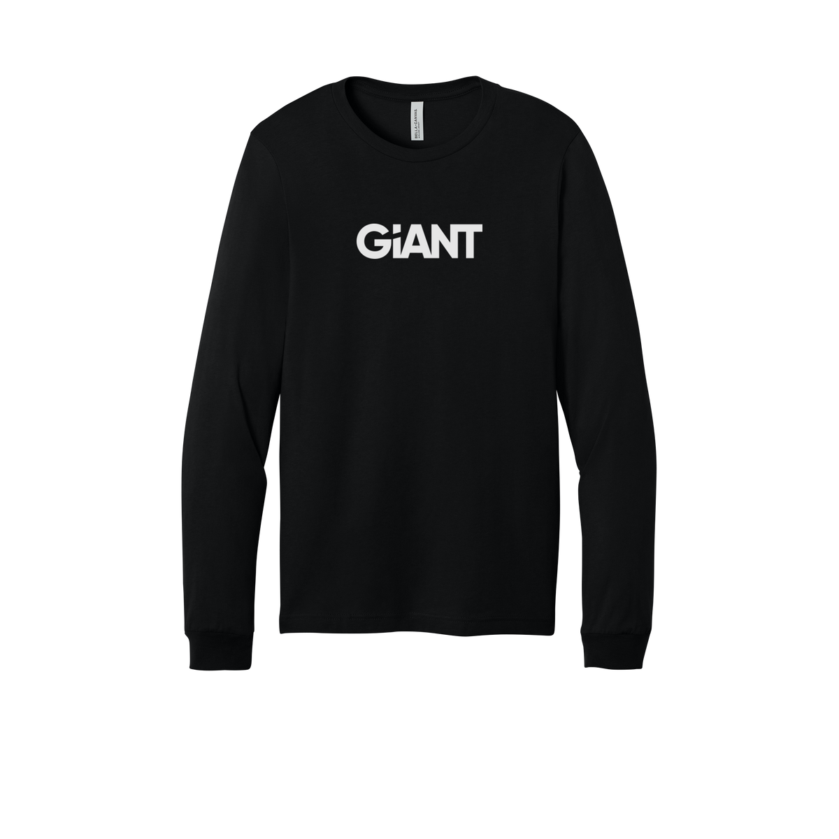 giantworldwide-all-season-long-sleeve-tee-dtf-front-3501-black-flat-front