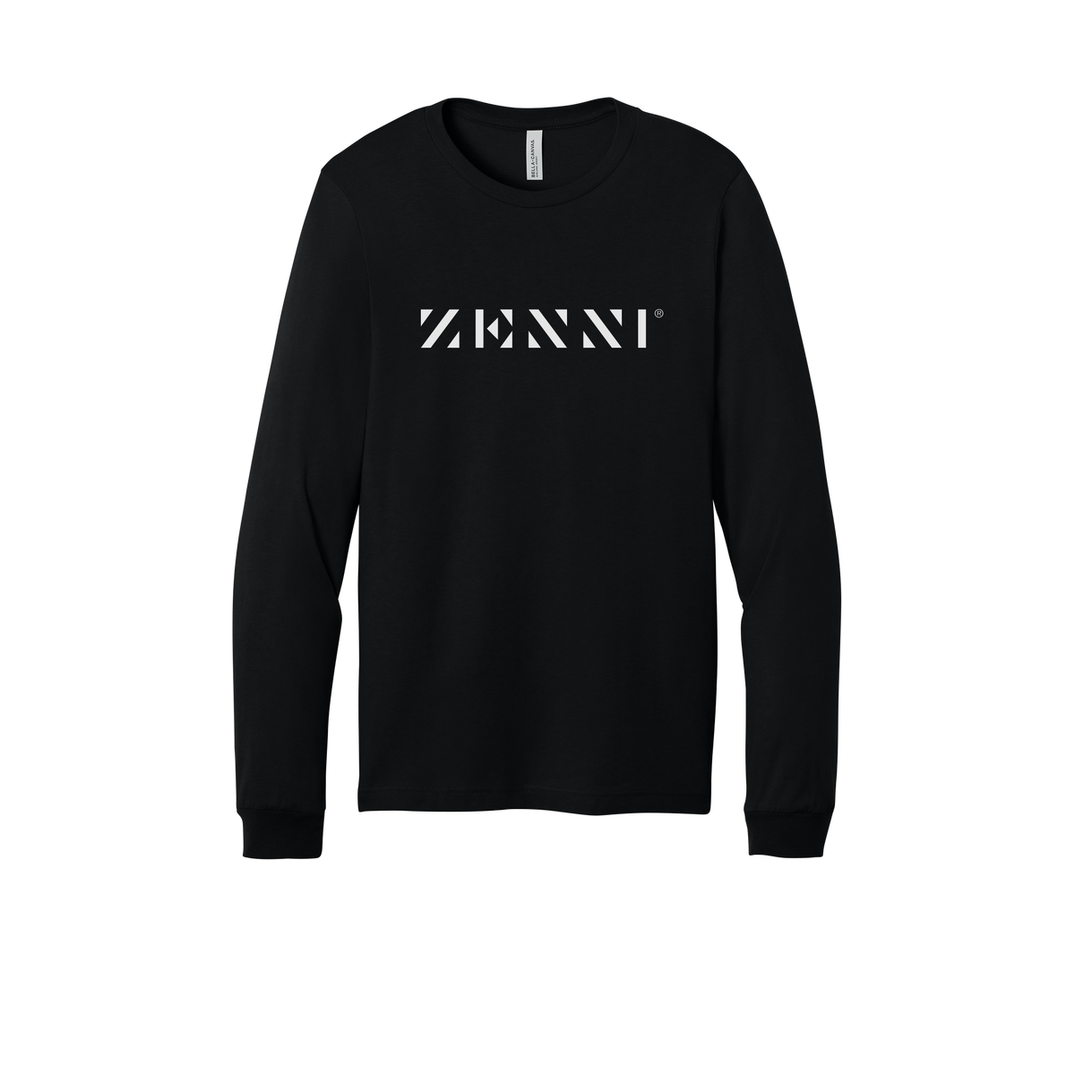 zennioptical-all-season-medical-long-sleeve-tee-dtf-front-3501-black-flat-front