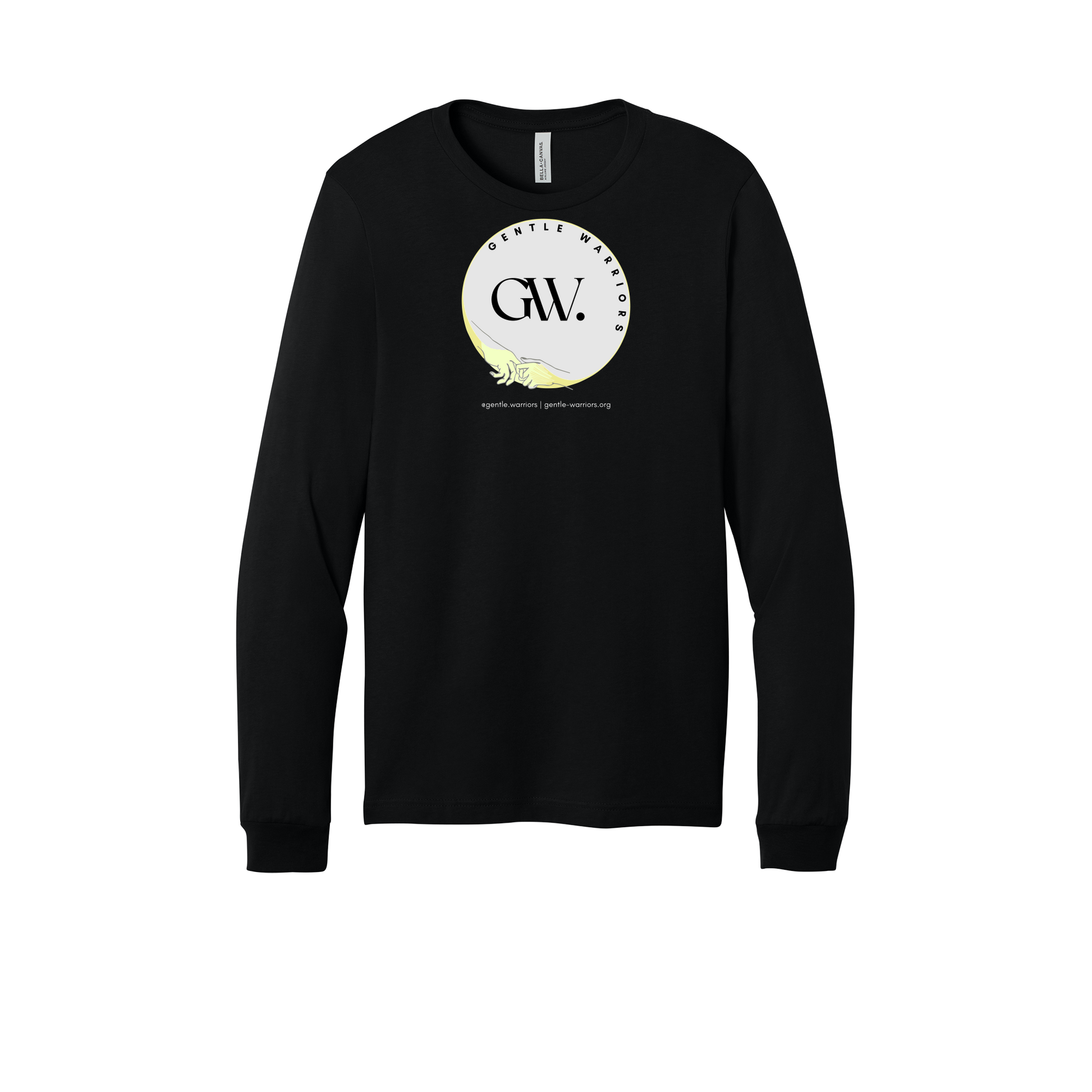 gentle-warriors-all-season-long-sleeve-tee-dtf-front-3501-black-flat-front