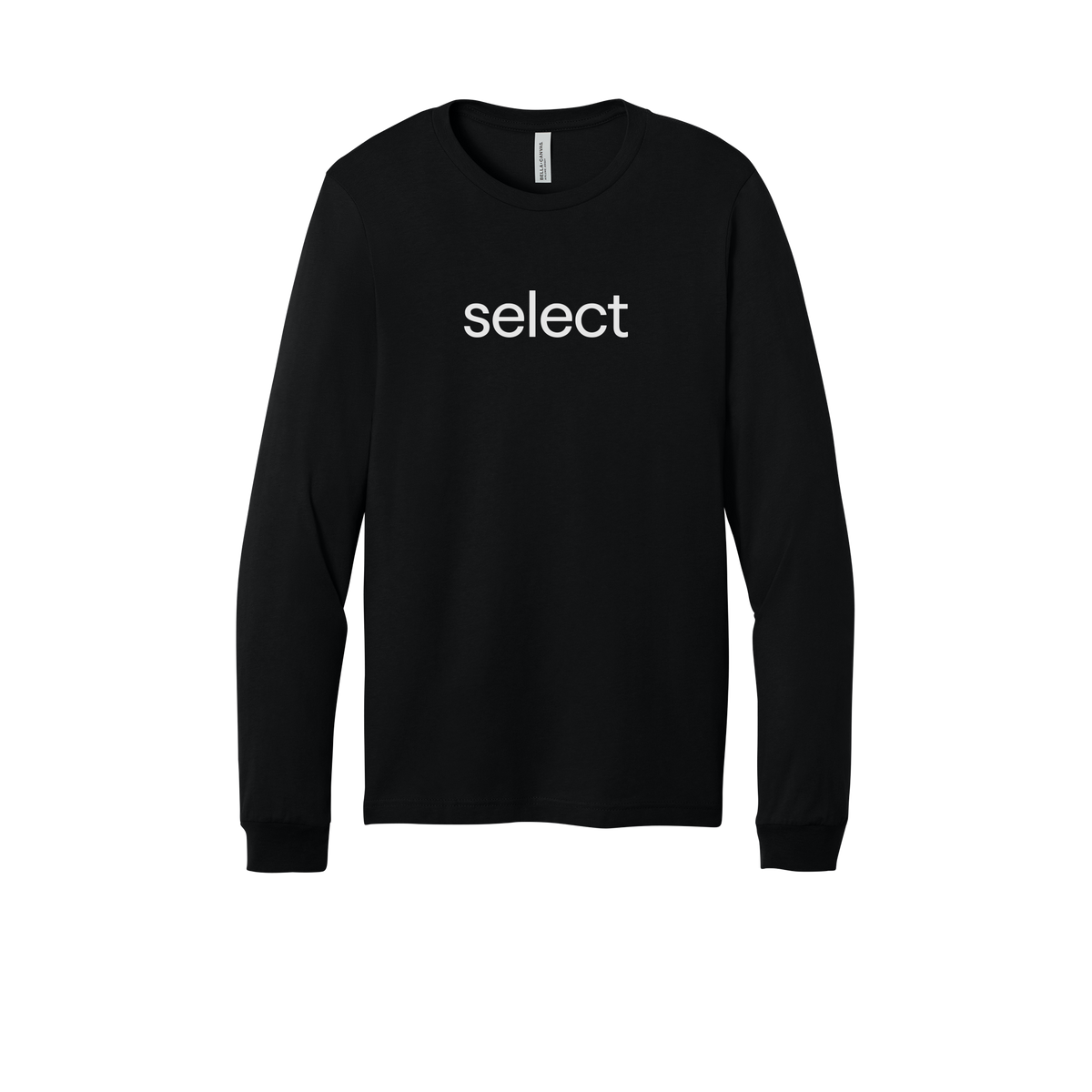 meetselect-all-season-long-sleeve-tee-dtf-front-3501-black-flat-front