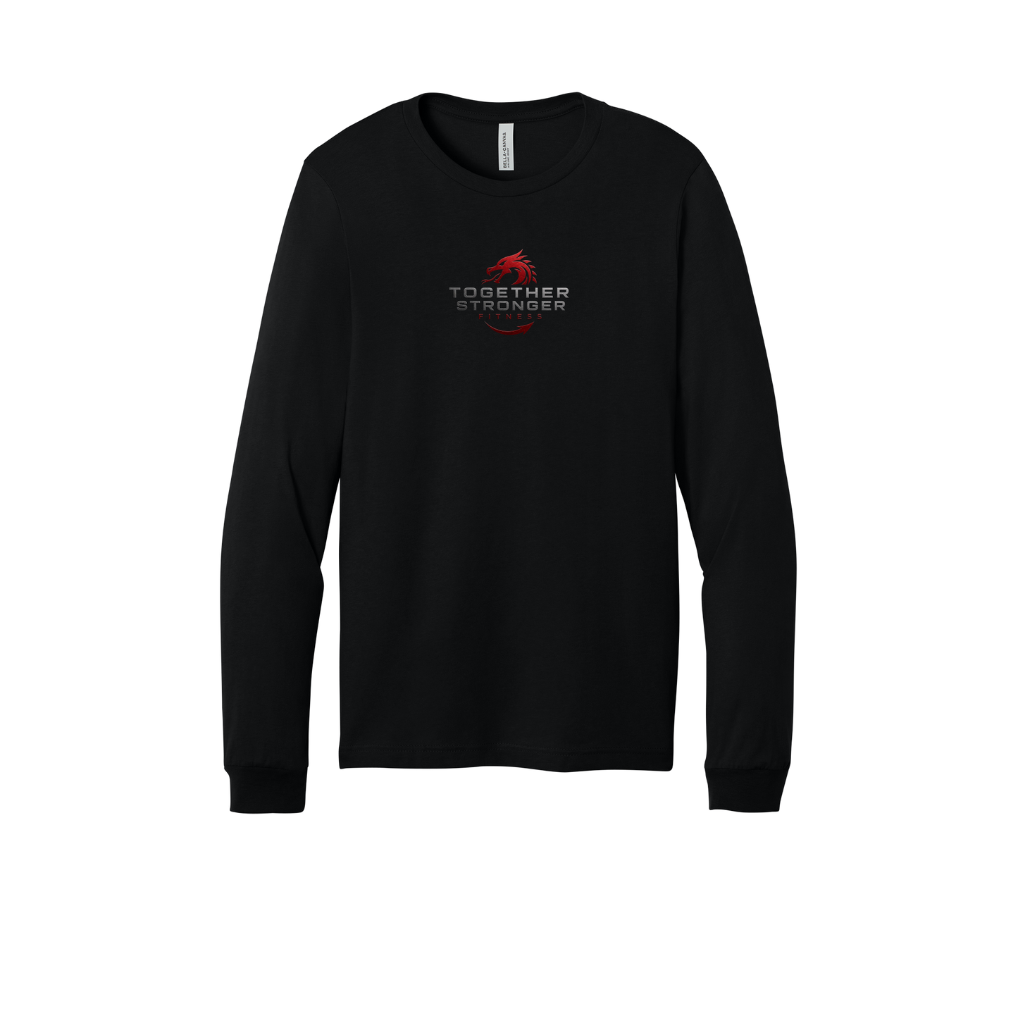 togetherstrongerfitness-all-season-long-sleeve-tee-dtf-front-3501-black-flat-front