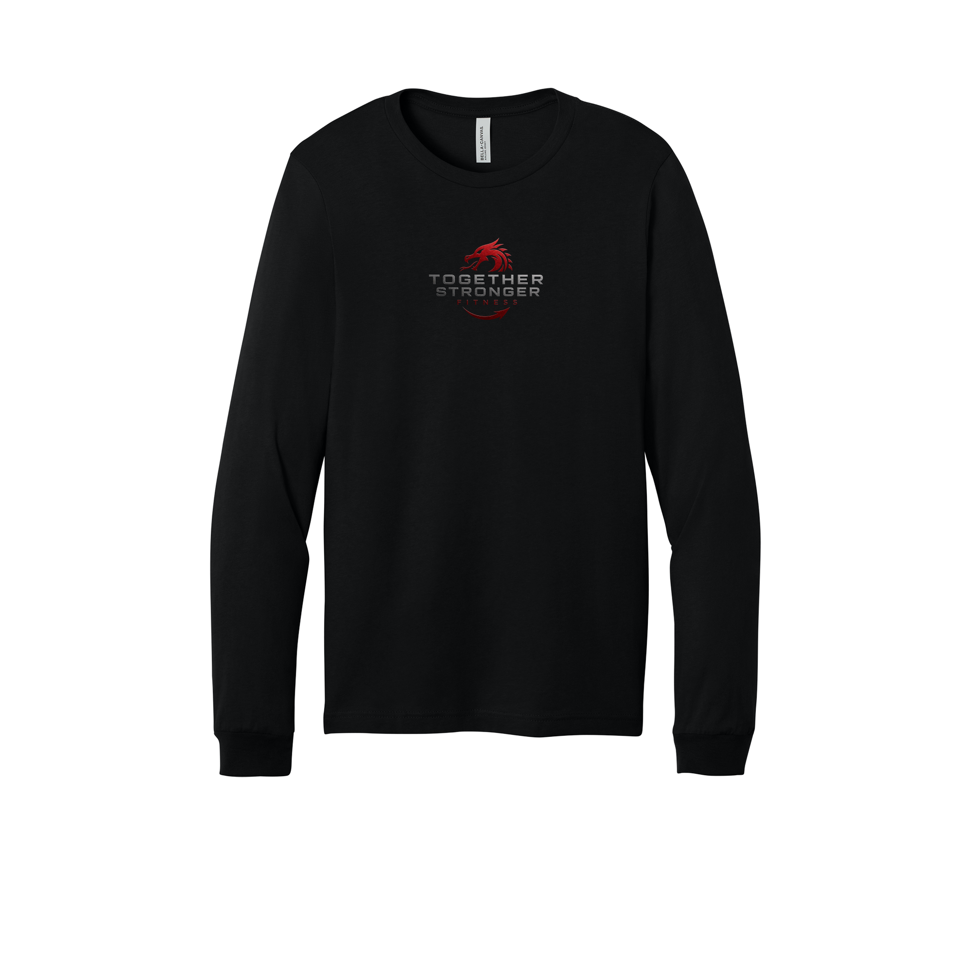 togetherstrongerfitness-all-season-long-sleeve-tee-dtf-front-3501-black-flat-front