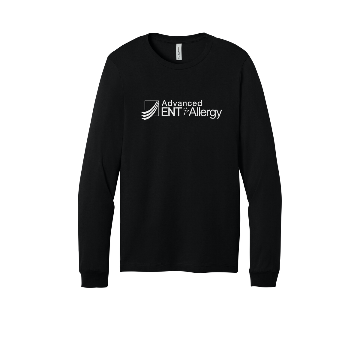 advancedentandallergy-all-season-medical-long-sleeve-tee-dtf-front-3501-black-flat-front