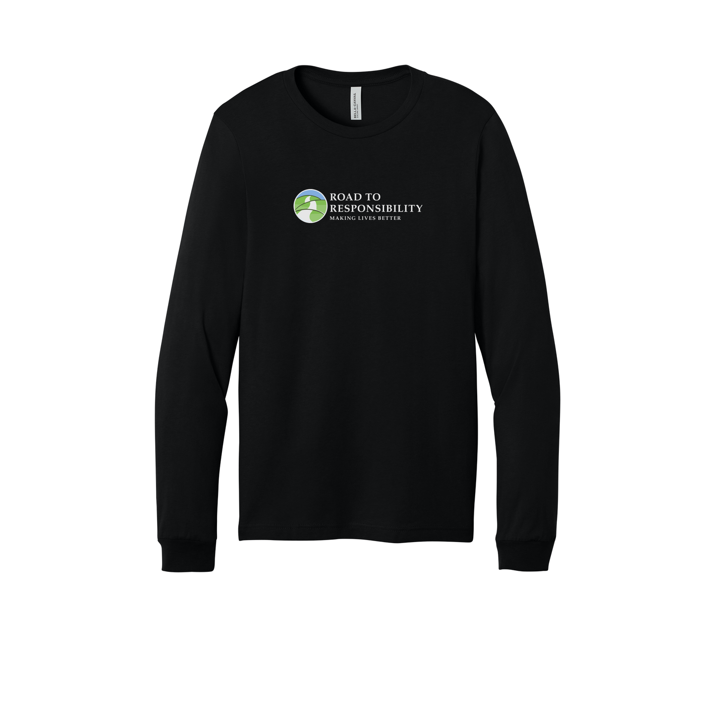 roadtoresponsibility-all-season-long-sleeve-tee-dtf-front-3501-black-flat-front