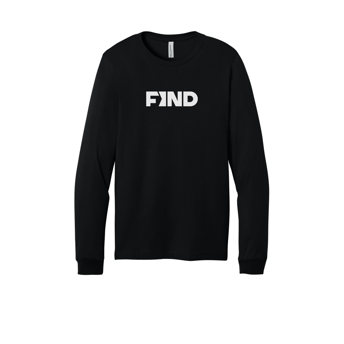 findrealestate-all-season-long-sleeve-tee-dtf-front-3501-black-flat-front