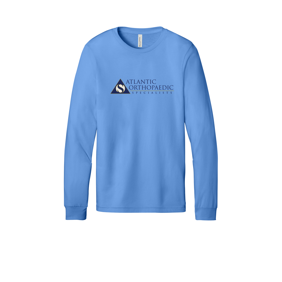 atlanticortho-all-season-medical-long-sleeve-tee-dtf-front-3501-carolinablue-flat-front