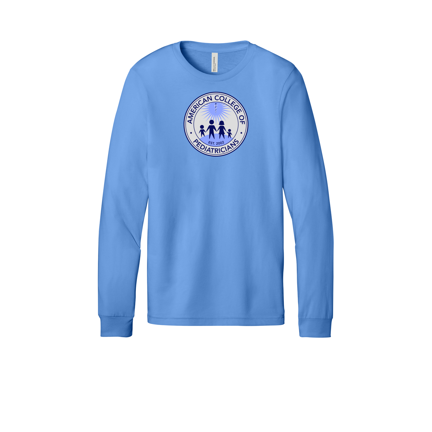 acpeds-all-season-medical-long-sleeve-tee-dtf-front-3501-carolinablue-flat-front