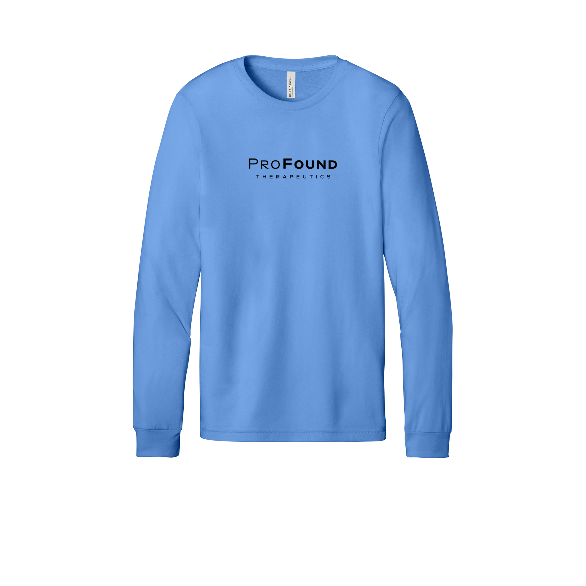 profoundtx-all-season-long-sleeve-tee-dtf-front-3501-carolinablue-flat-front
