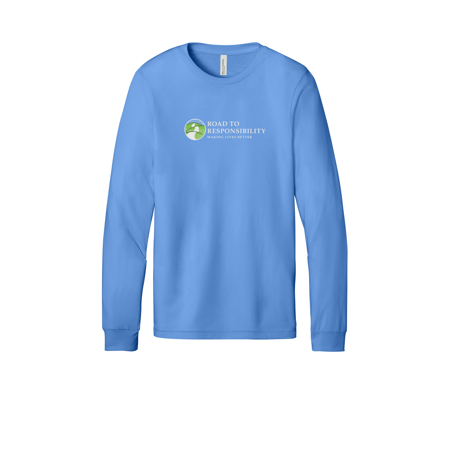 roadtoresponsibility-all-season-long-sleeve-tee-dtf-front-3501-carolinablue-flat-front