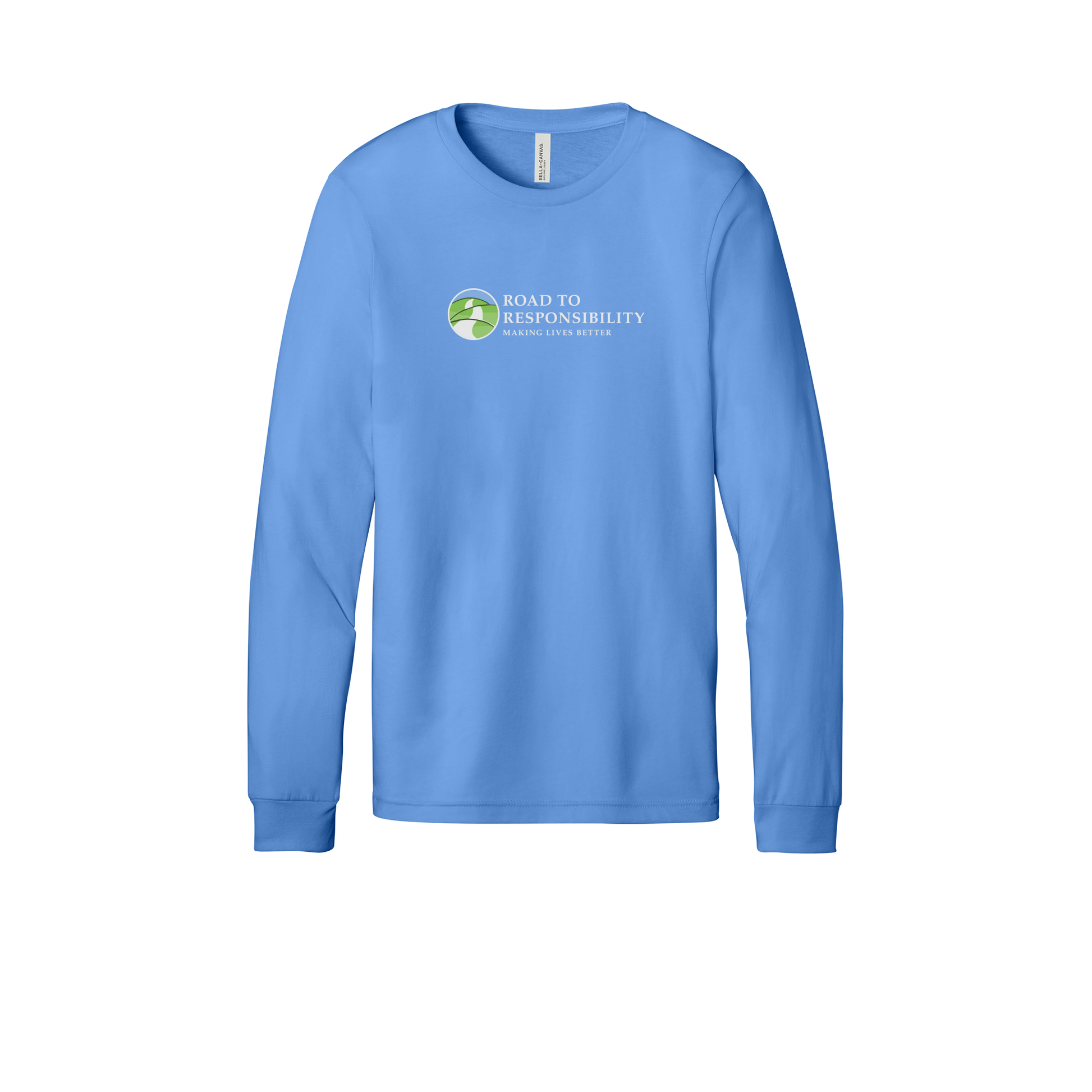 roadtoresponsibility-all-season-long-sleeve-tee-dtf-front-3501-carolinablue-flat-front