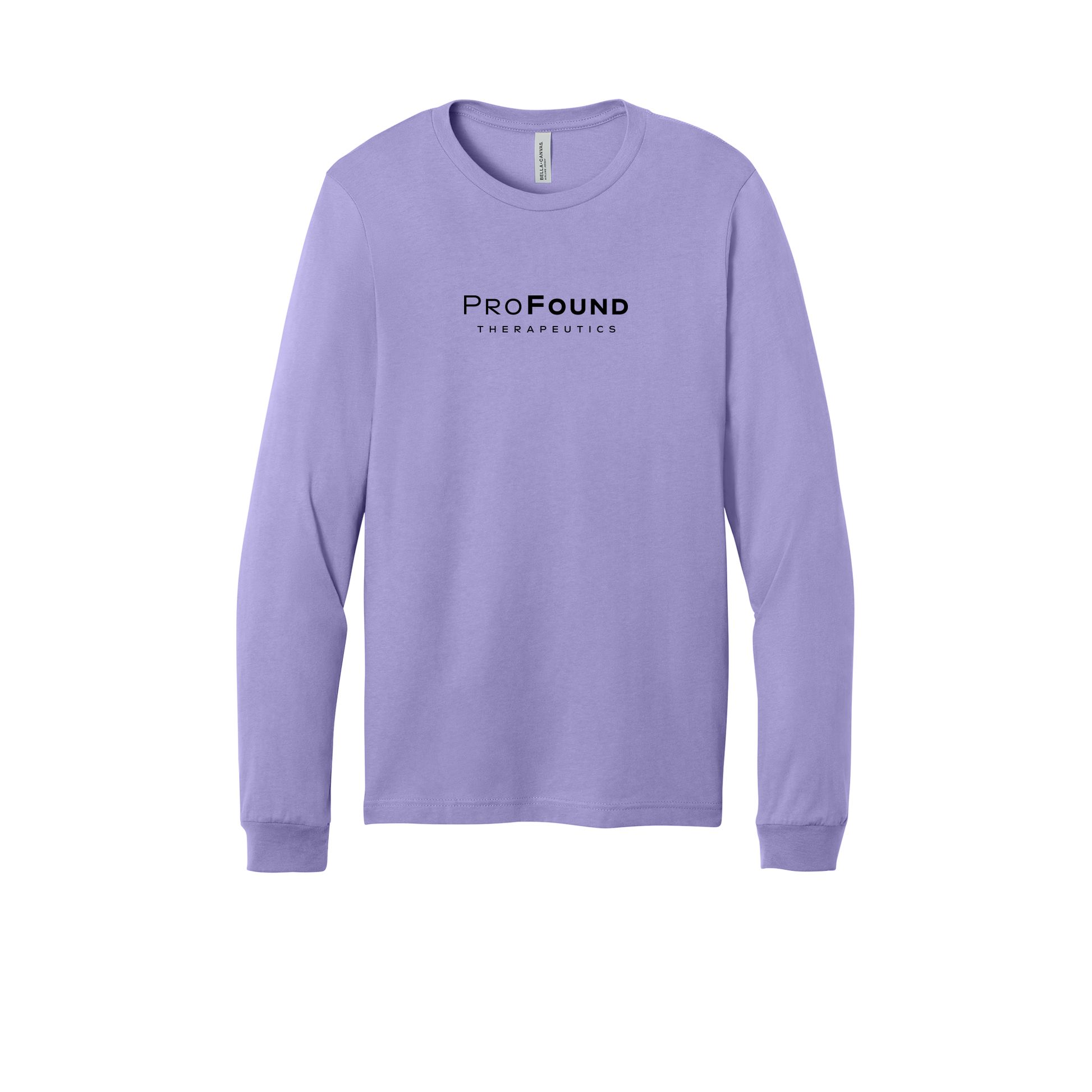 profoundtx-all-season-long-sleeve-tee-dtf-front-3501-darklavender-flat-front