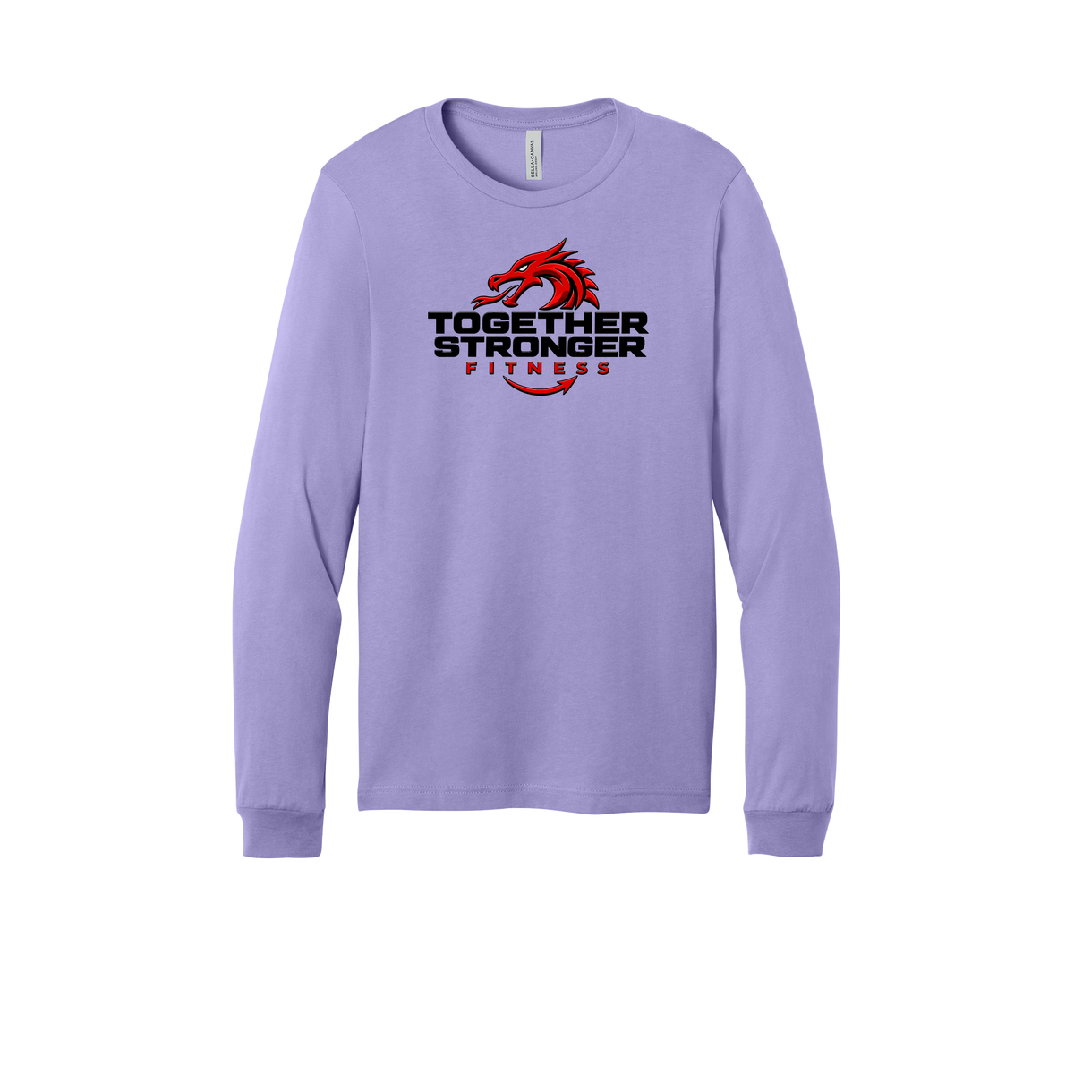 togetherstrongerfitness-all-season-long-sleeve-tee-dtf-front-3501-darklavender-flat-front