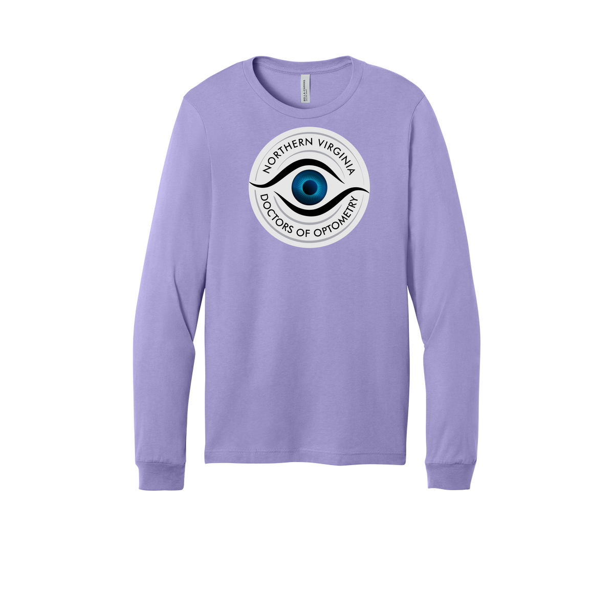 novaeyedocs-all-season-medical-long-sleeve-tee-dtf-front-3501-darklavender-flat-front