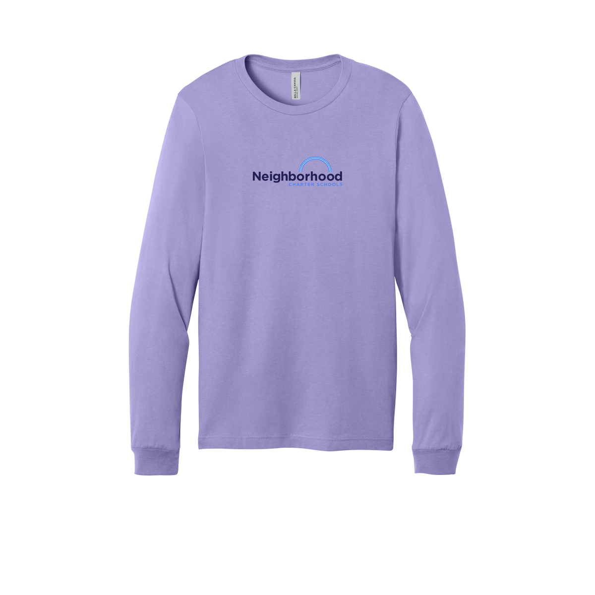 ncschools-all-season-long-sleeve-tee-dtf-front-3501-darklavender-flat-front