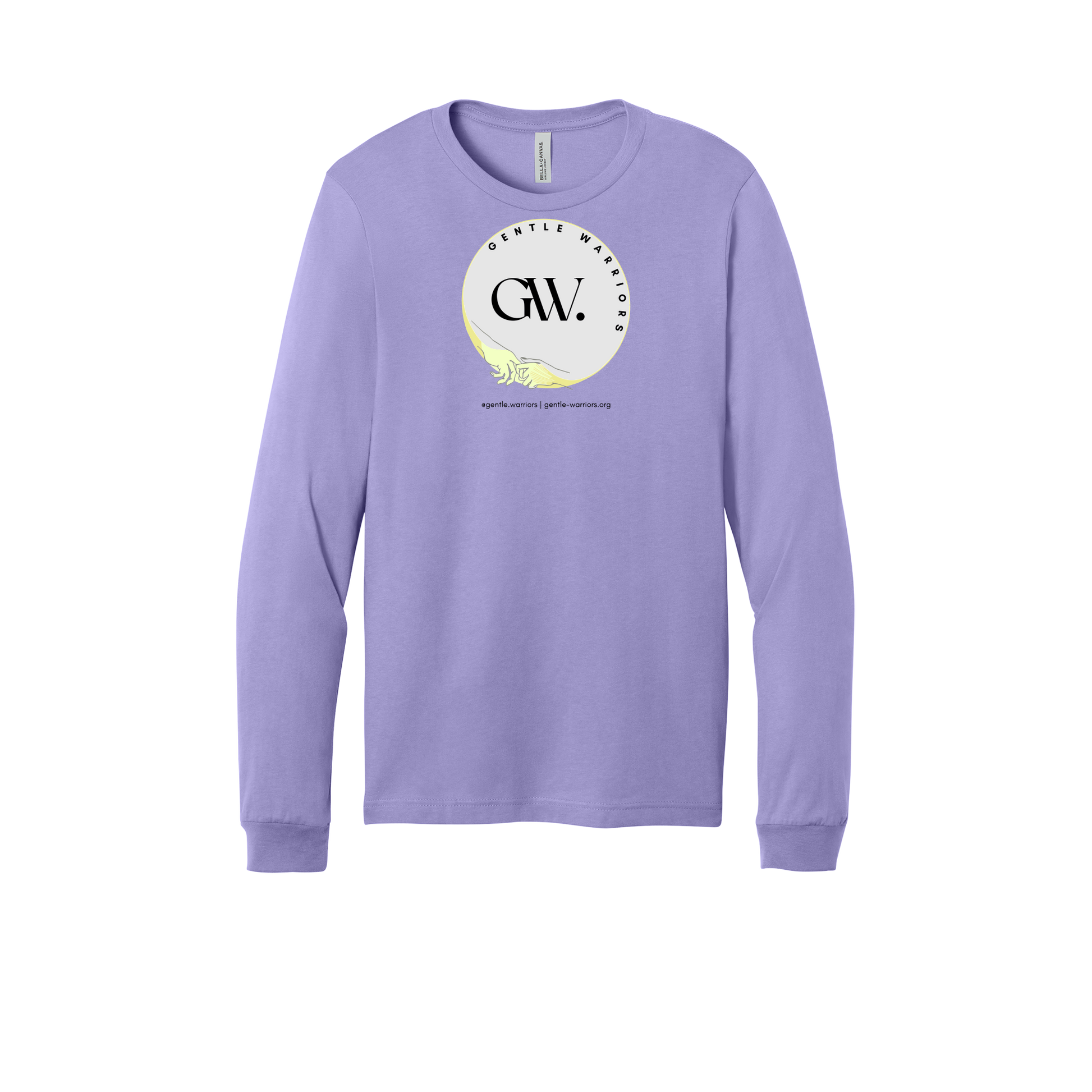 gentle-warriors-all-season-long-sleeve-tee-dtf-front-3501-darklavender-flat-front