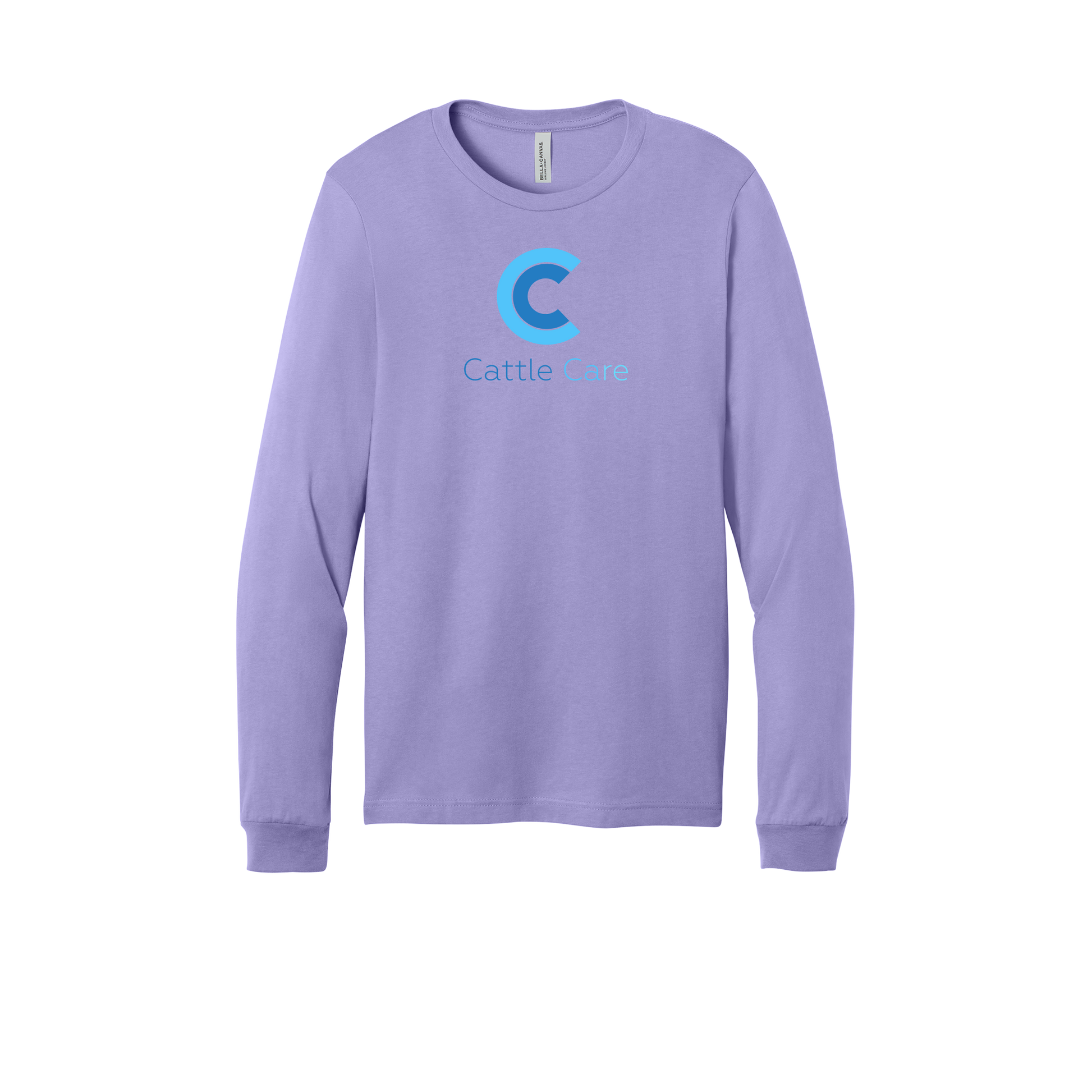 cattle-care-all-season-long-sleeve-tee-dtf-front-3501-darklavender-flat-front