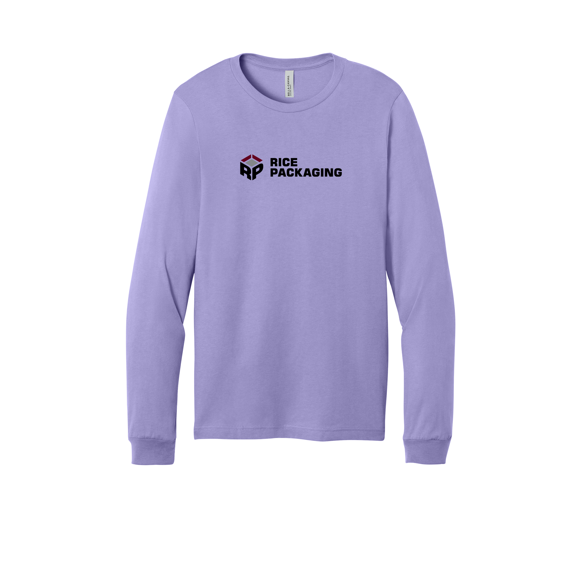 ricepackaging-all-season-long-sleeve-tee-dtf-front-3501-darklavender-flat-front