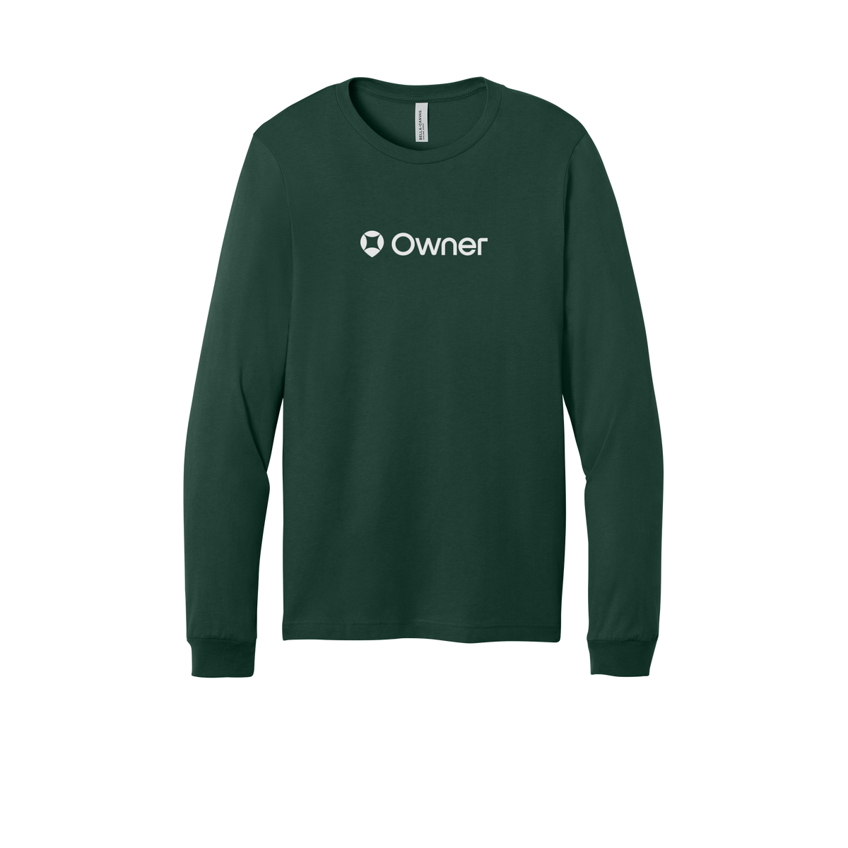 owner-all-season-long-sleeve-tee-dtf-front-3501-forest-flat-front