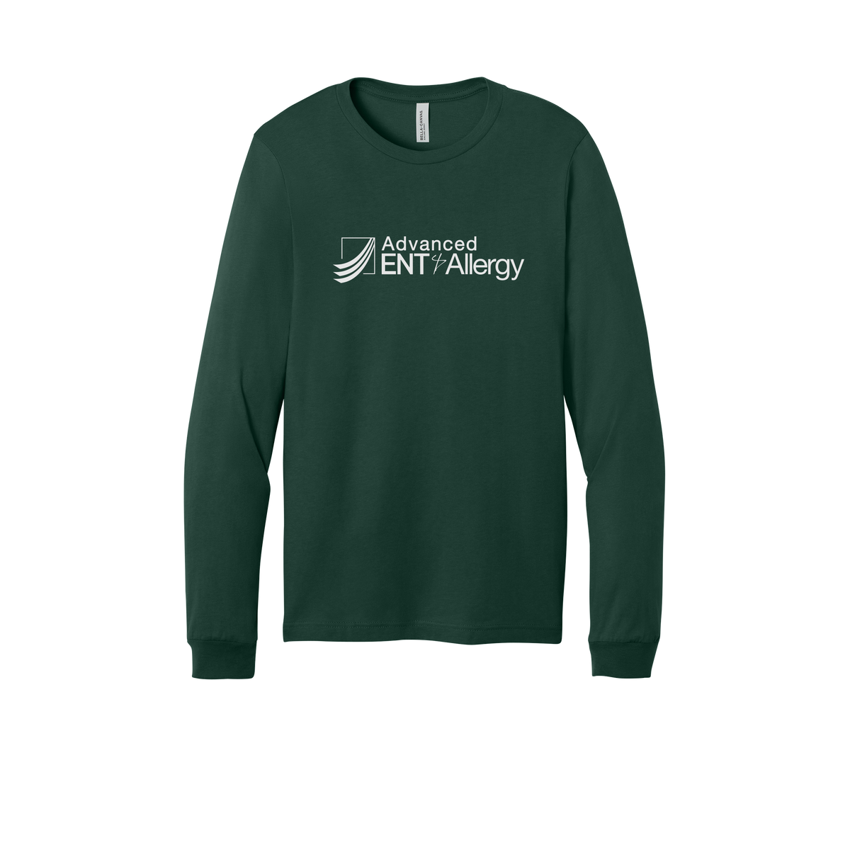 advancedentandallergy-all-season-medical-long-sleeve-tee-dtf-front-3501-forest-flat-front