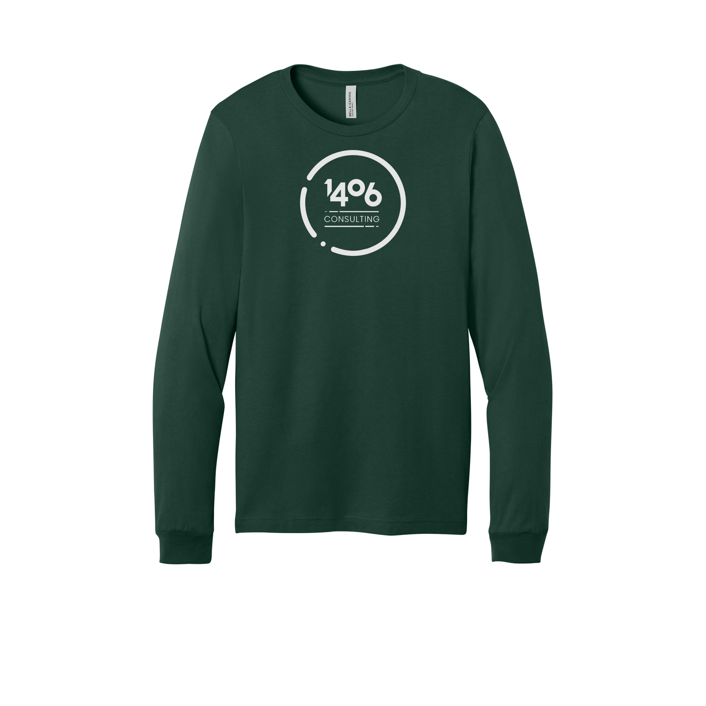 1406consulting-all-season-long-sleeve-tee-dtf-front-3501-forest-flat-front