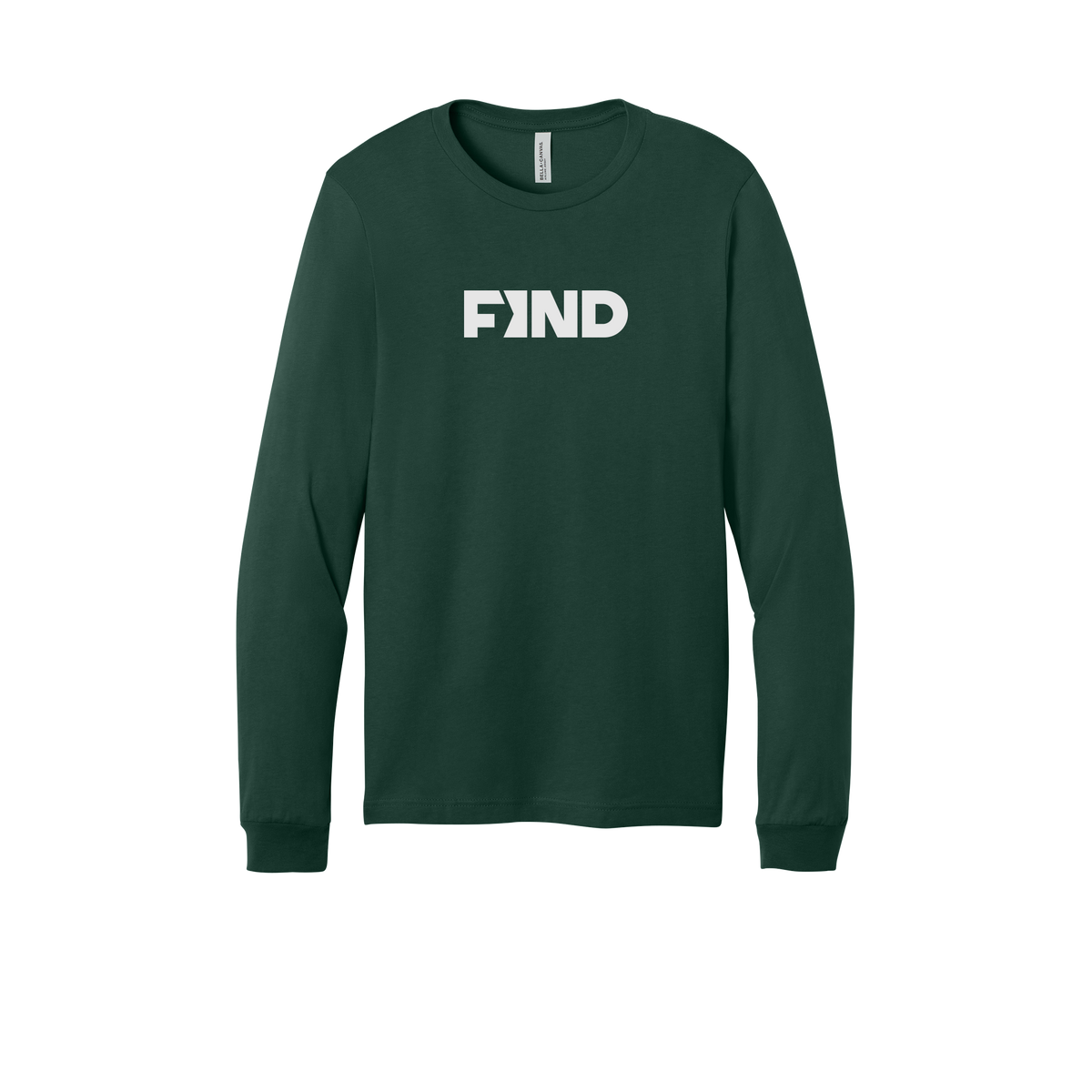 findrealestate-all-season-long-sleeve-tee-dtf-front-3501-forest-flat-front