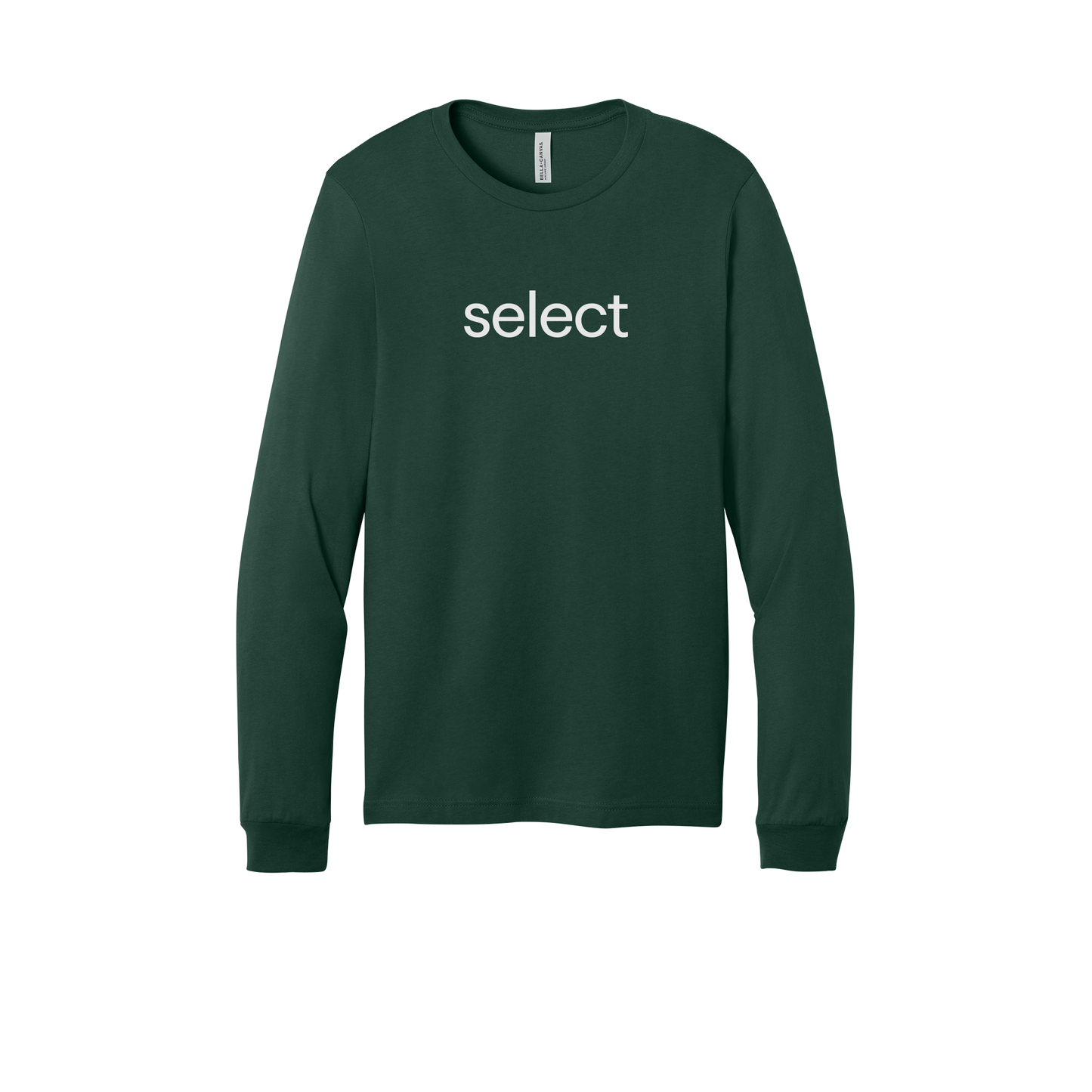 meetselect-all-season-long-sleeve-tee-dtf-front-3501-forest-flat-front