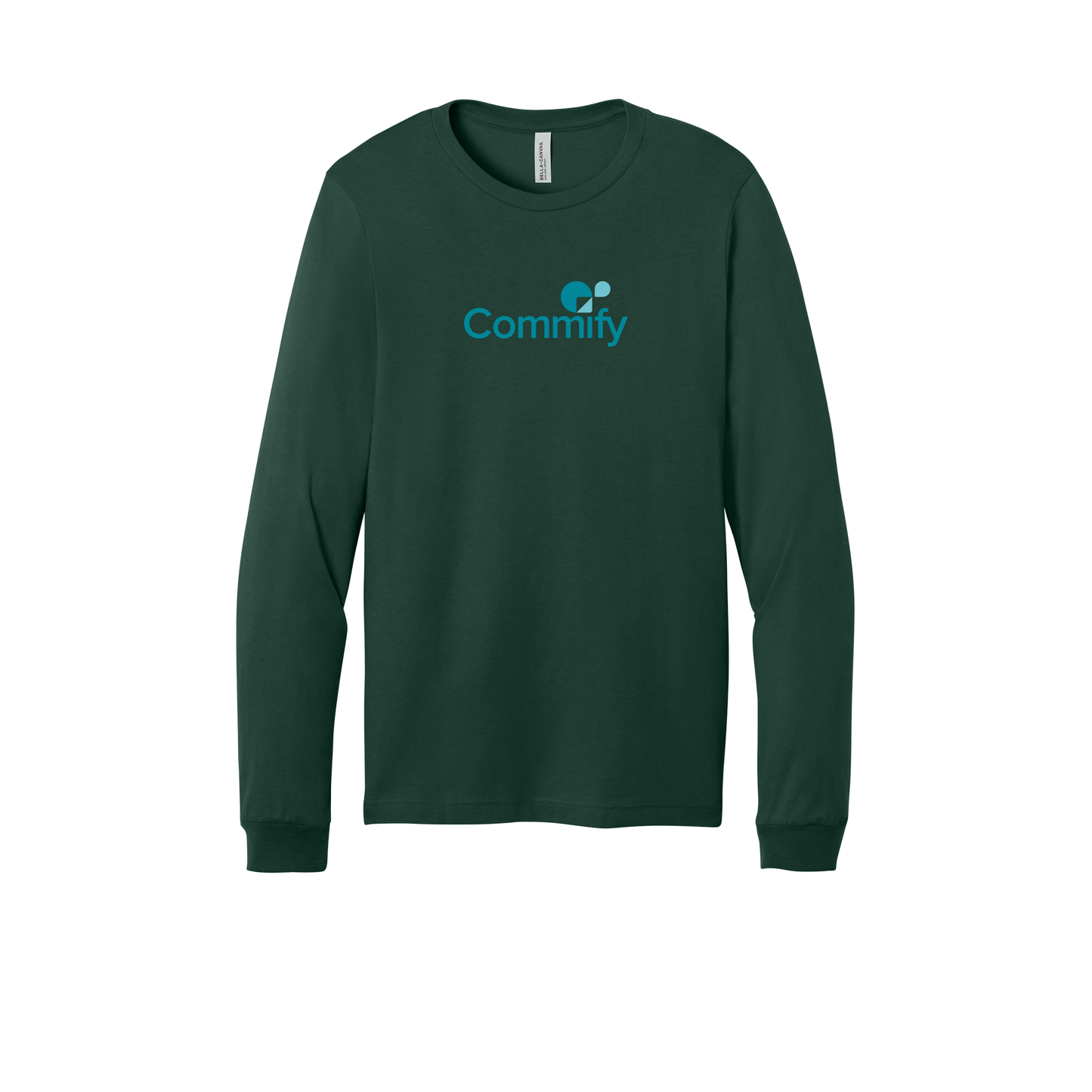 commify-all-season-long-sleeve-tee-dtf-front-3501-forest-flat-front