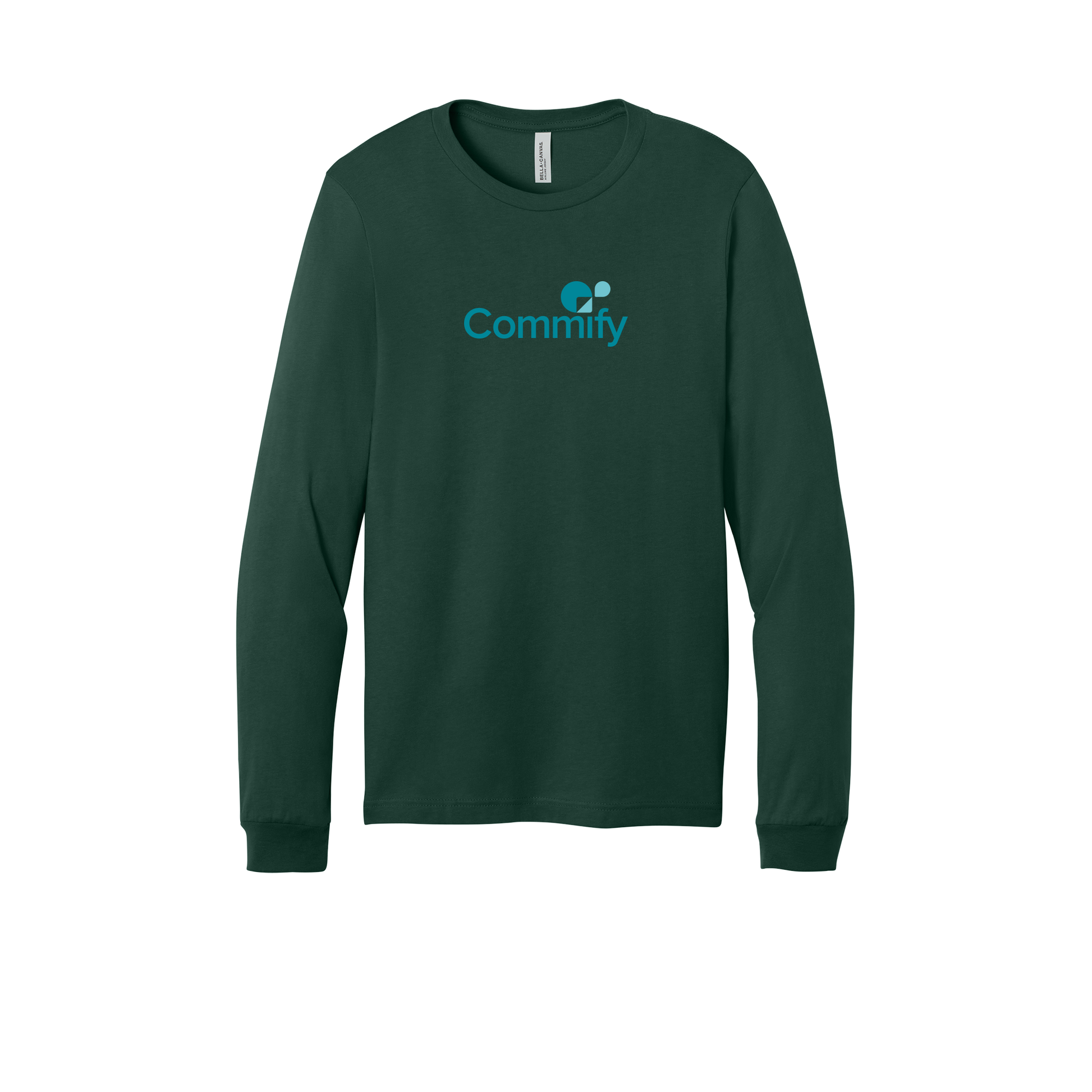 commify-all-season-long-sleeve-tee-dtf-front-3501-forest-flat-front