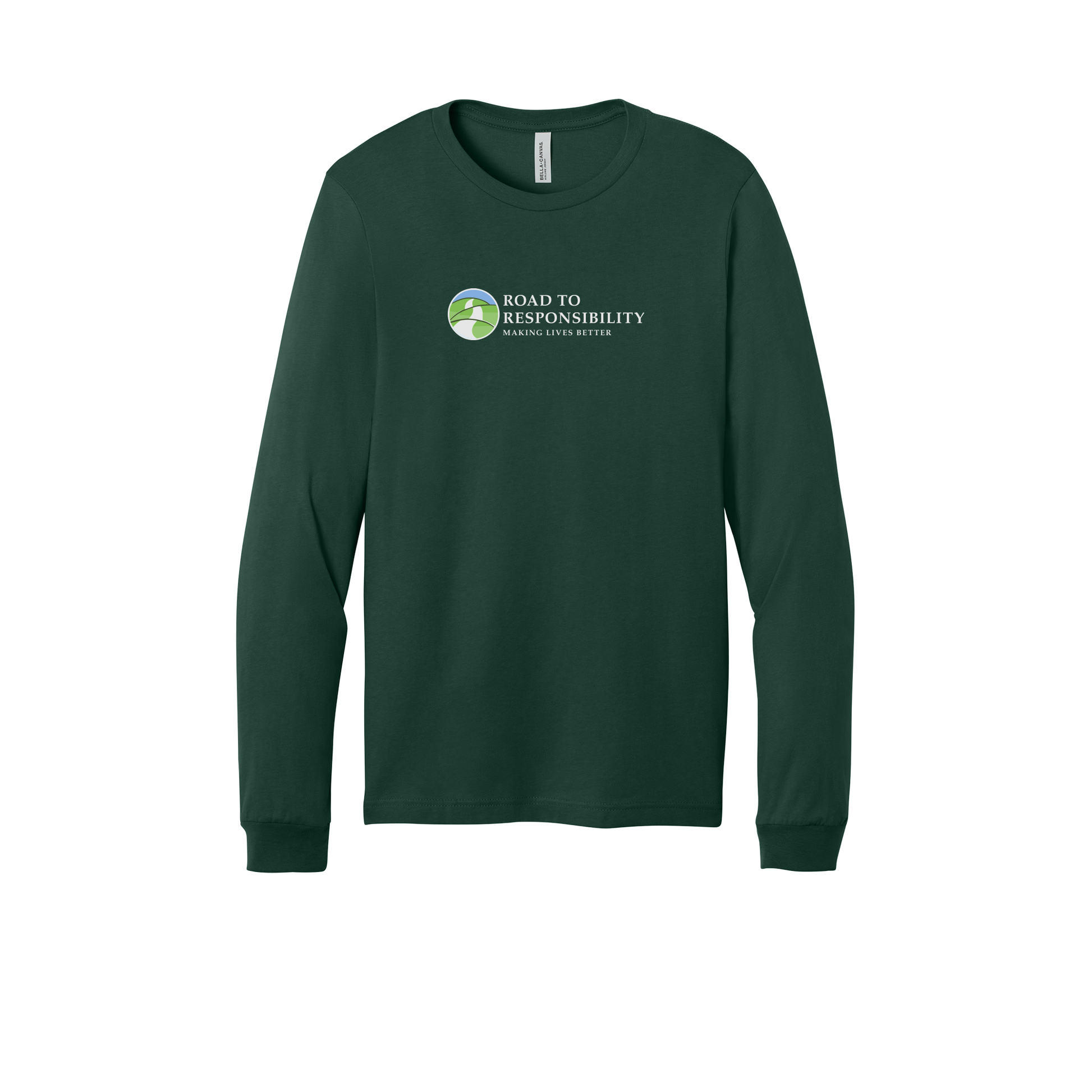 roadtoresponsibility-all-season-long-sleeve-tee-dtf-front-3501-forest-flat-front