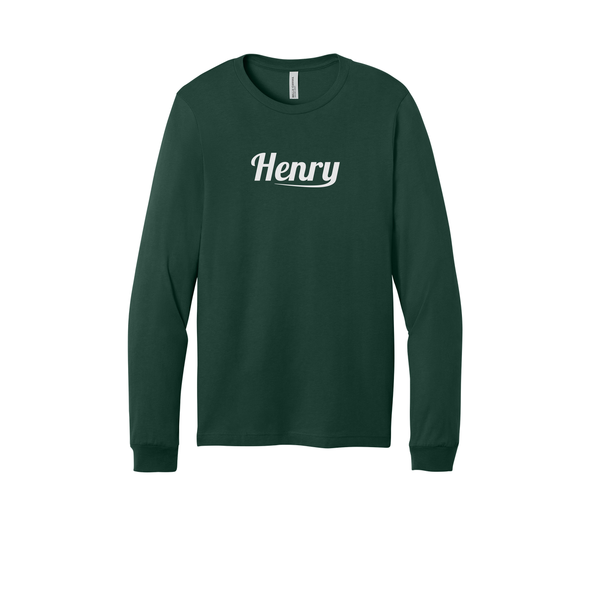 henrymeds-all-season-long-sleeve-tee-dtf-front-3501-forest-flat-front