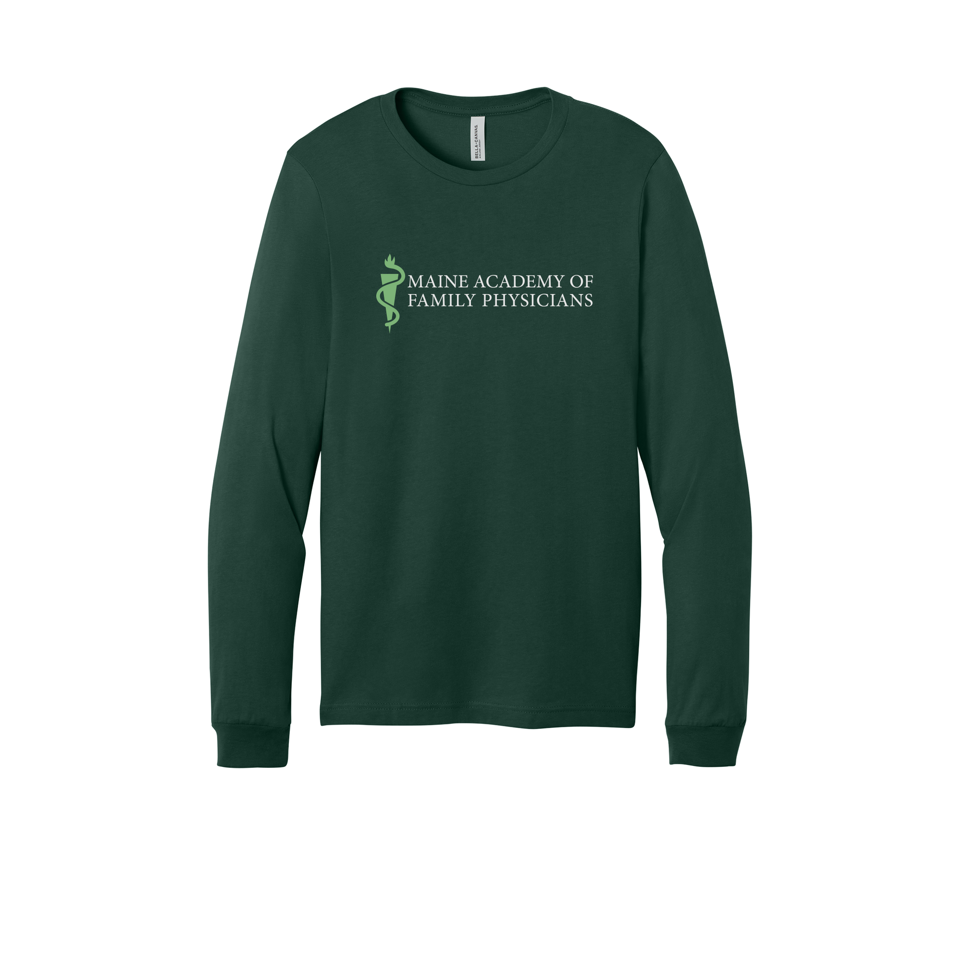 maineafp-all-season-medical-long-sleeve-tee-dtf-front-3501-forest-flat-front