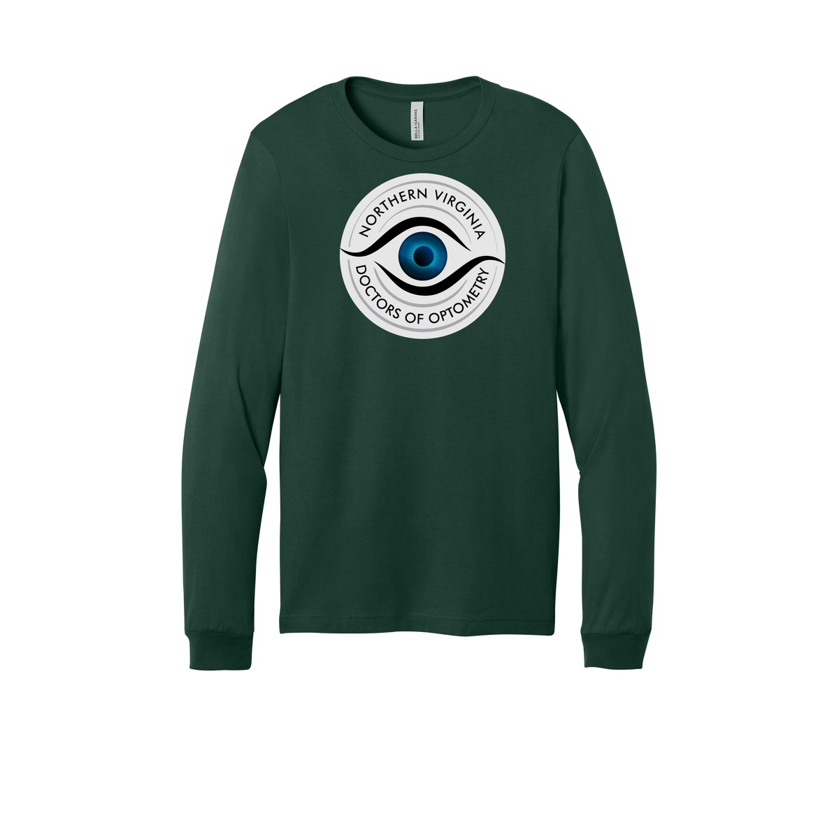 novaeyedocs-all-season-medical-long-sleeve-tee-dtf-front-3501-forest-flat-front