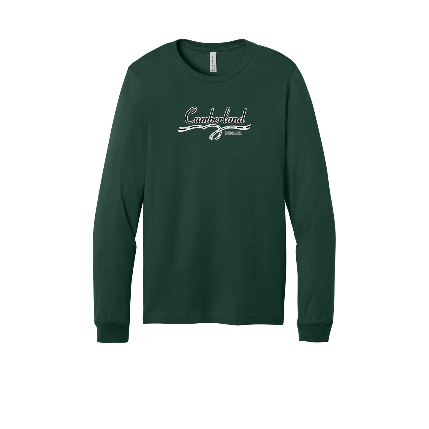 cumberland-all-season-long-sleeve-tee-dtf-front-3501-forest-flat-front
