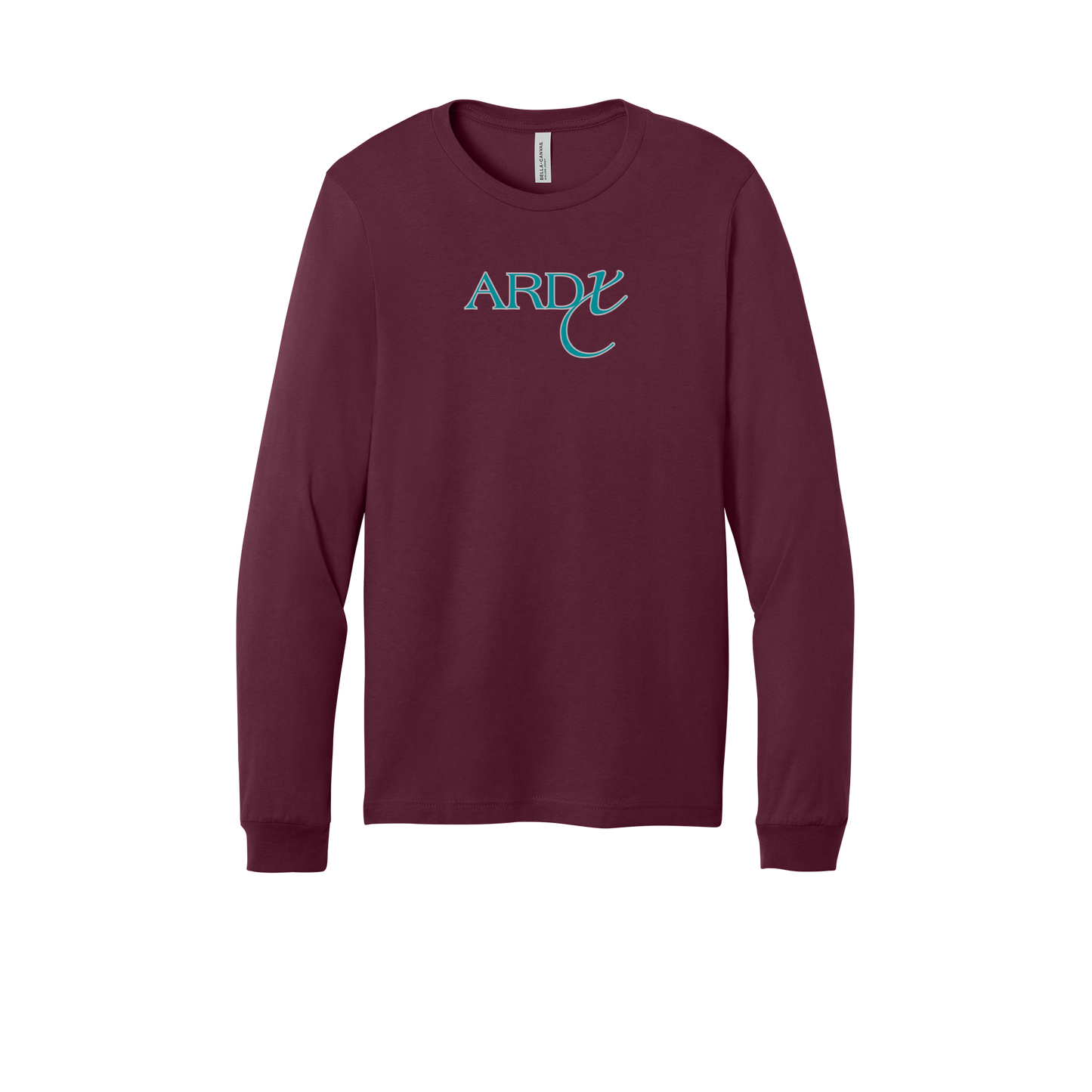 ardx-all-season-long-sleeve-tee-dtf-front-3501-maroon-flat-front