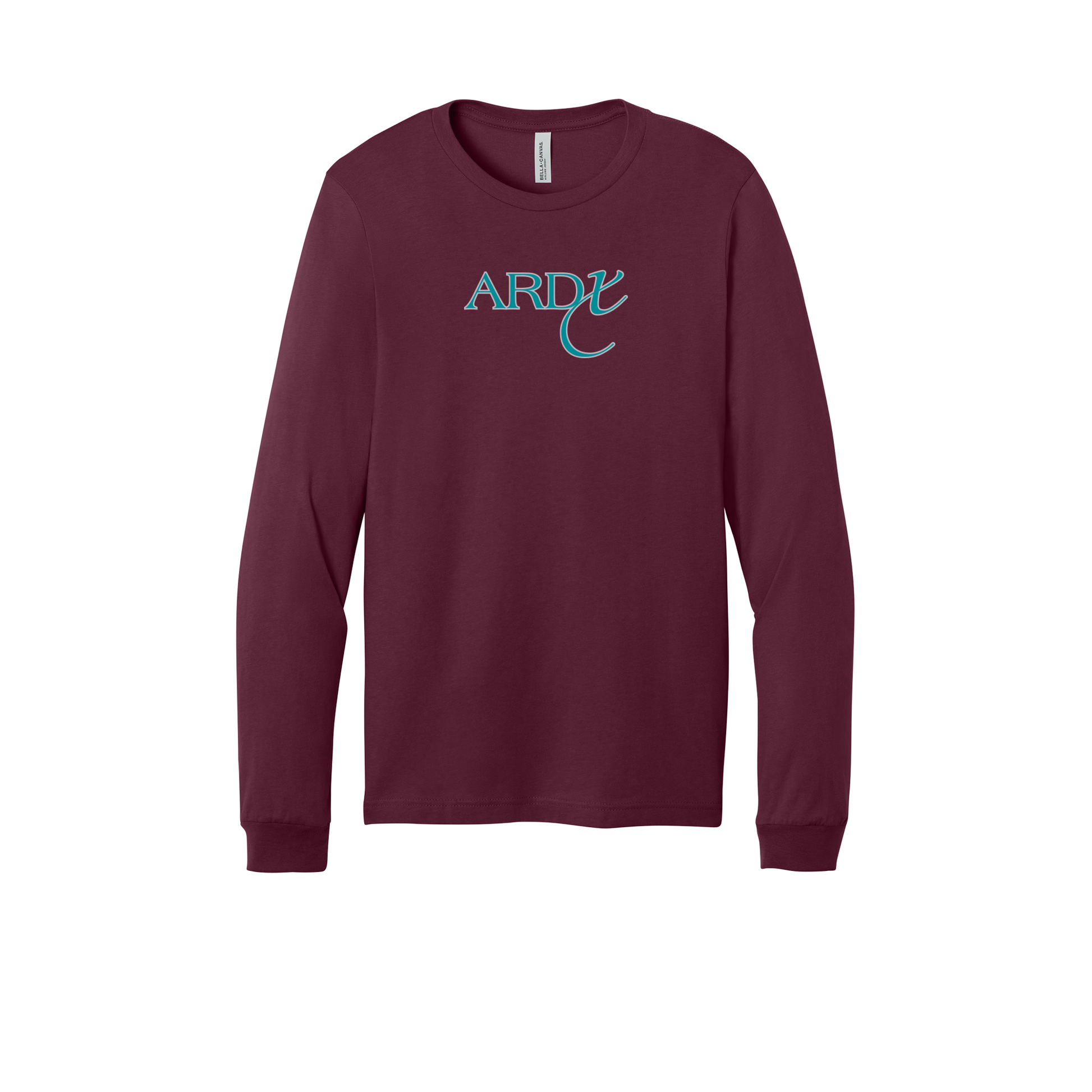 ardx-all-season-long-sleeve-tee-dtf-front-3501-maroon-flat-front