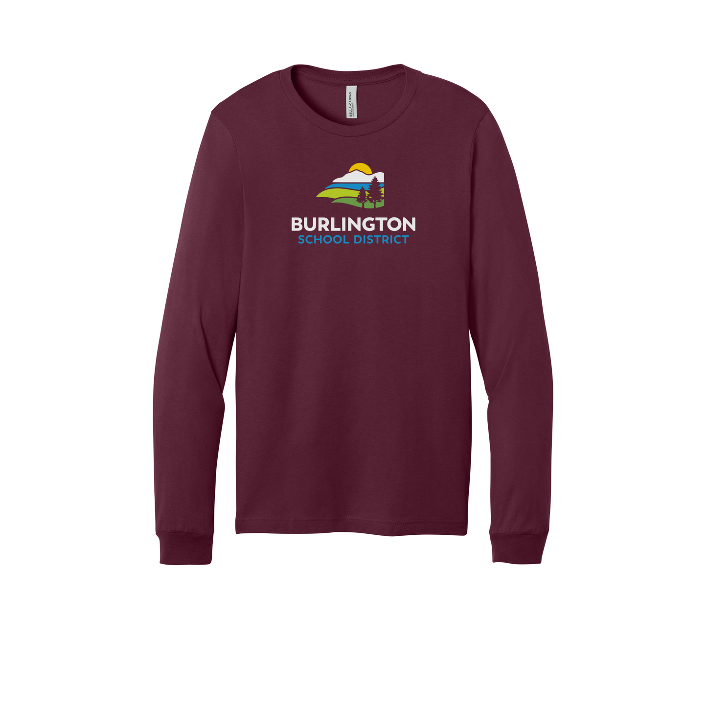 bsdvt-all-season-long-sleeve-tee-dtf-front-3501-maroon-flat-front
