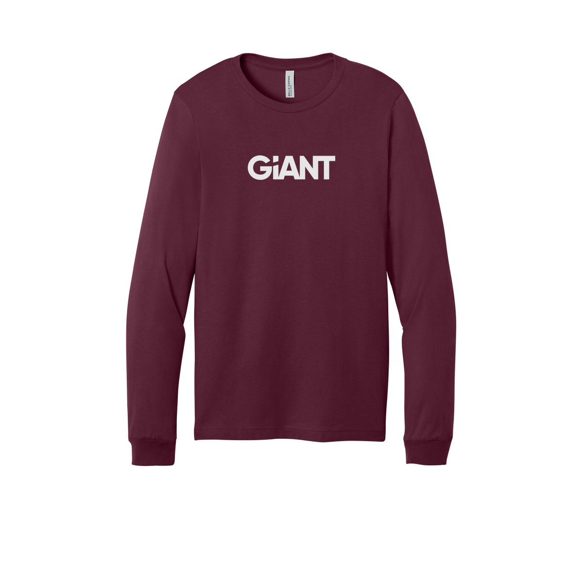 giantworldwide-all-season-long-sleeve-tee-dtf-front-3501-maroon-flat-front