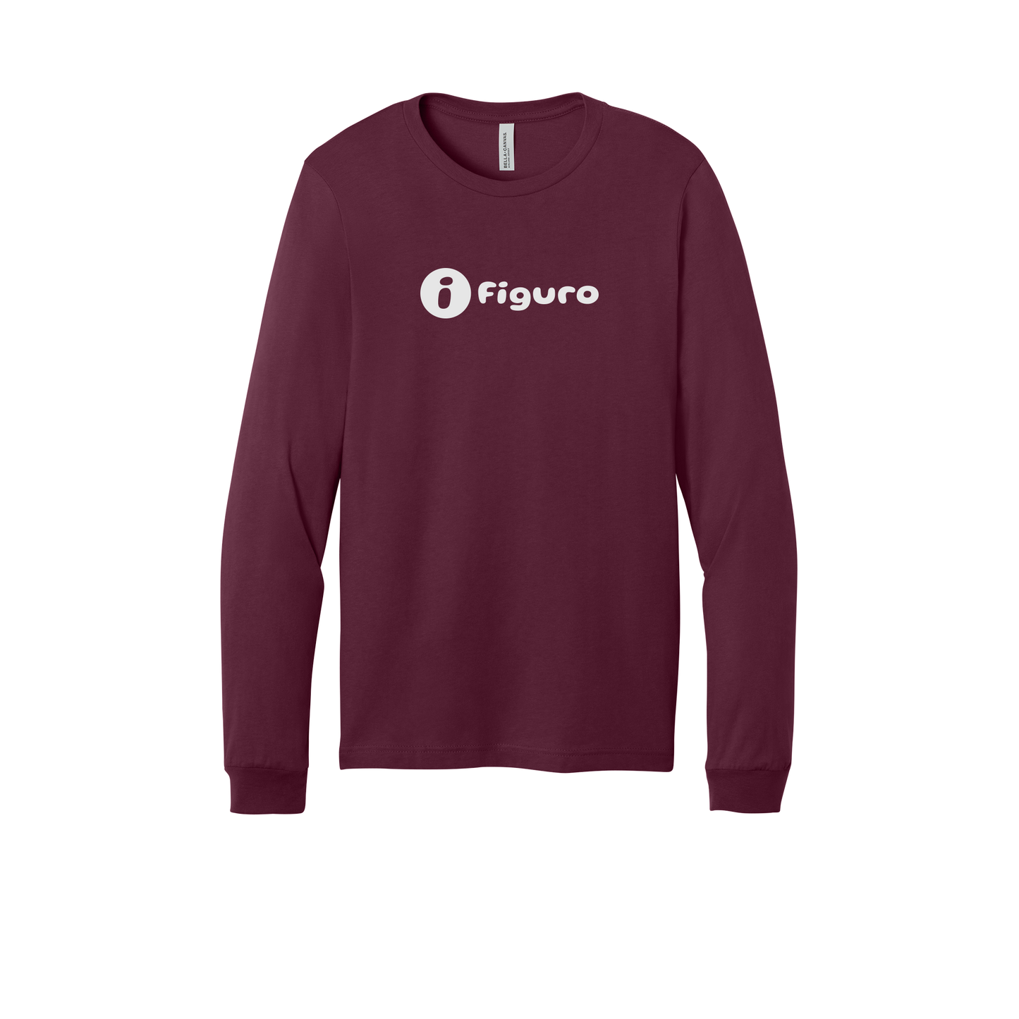 getfiguro-all-season-long-sleeve-tee-dtf-front-3501-maroon-flat-front