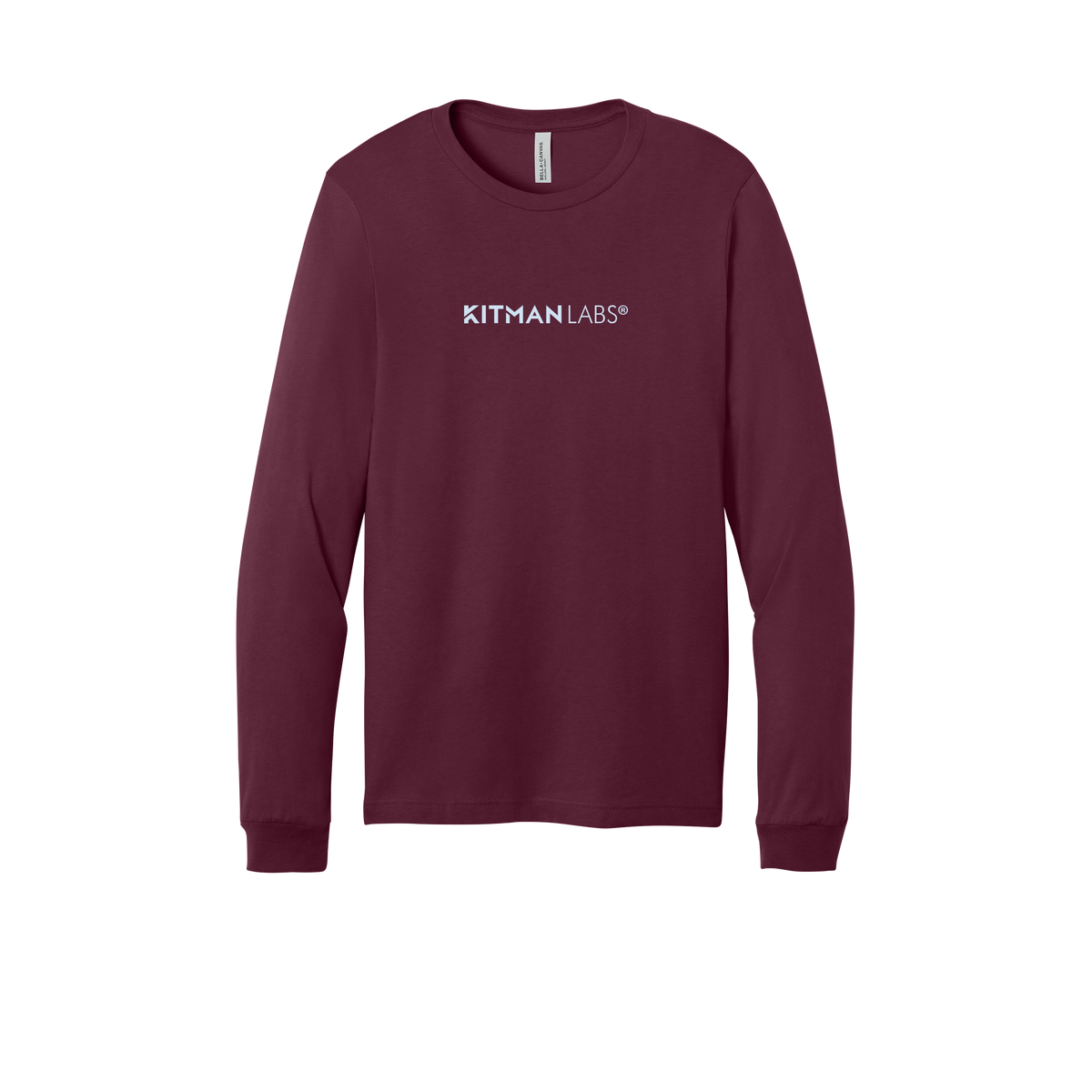 kitmanlabs-all-season-long-sleeve-tee-dtf-front-3501-maroon-flat-front