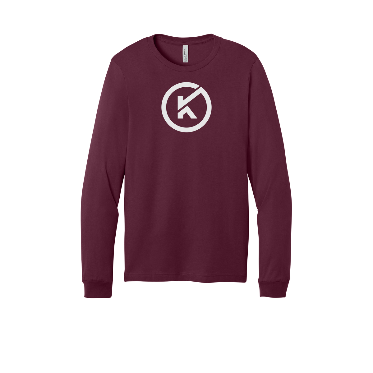 kitmanlabs-all-season-long-sleeve-tee-dtf-front-3501-maroon-flat-front