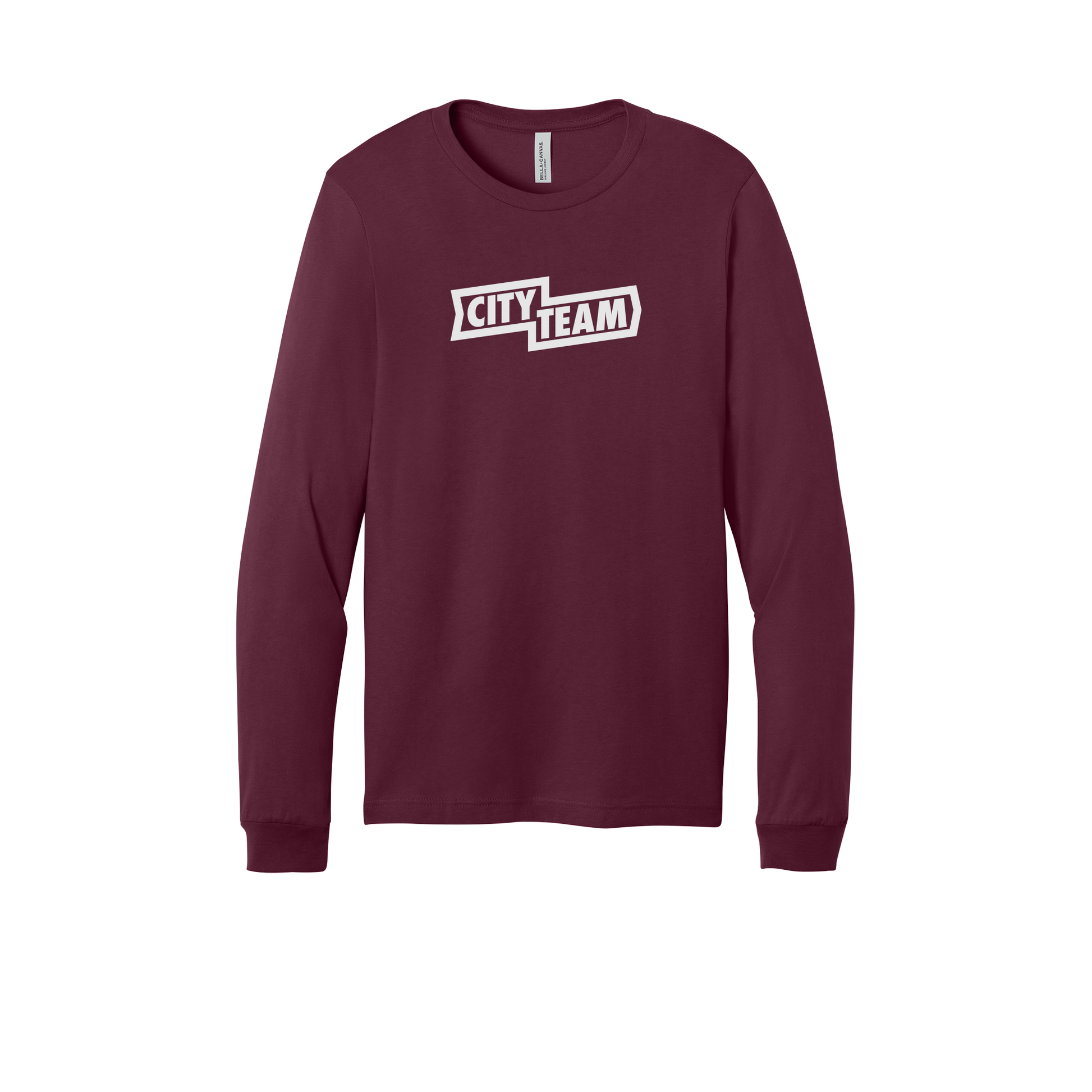 cityteam-all-season-long-sleeve-tee-dtf-front-3501-maroon-flat-front