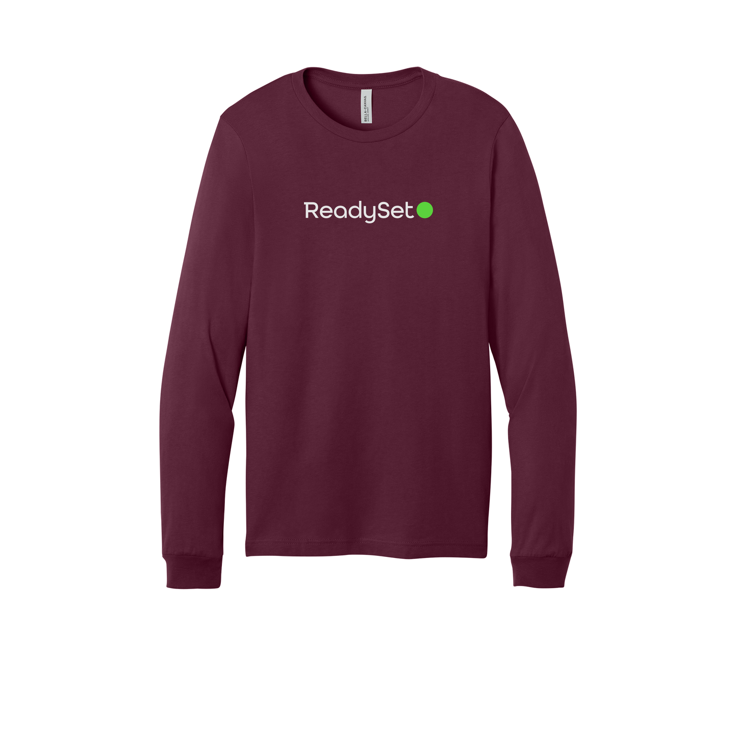 readysetsurgical-all-season-medical-long-sleeve-tee-dtf-front-3501-maroon-flat-front