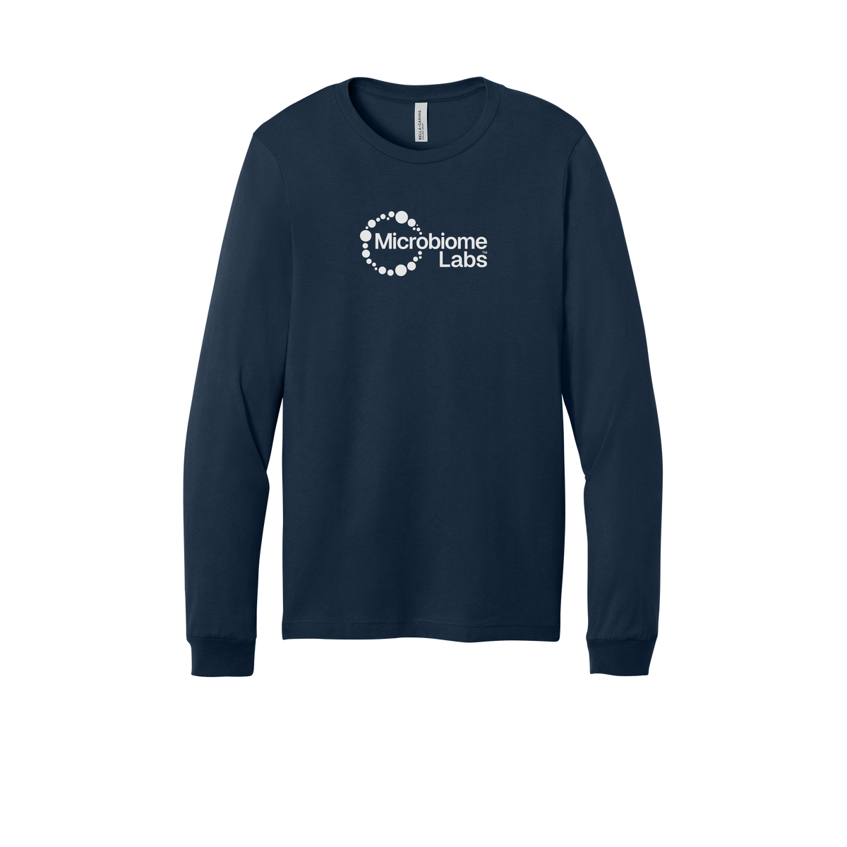 microbiomelabs-all-season-long-sleeve-tee-dtf-front-3501-navy-flat-front