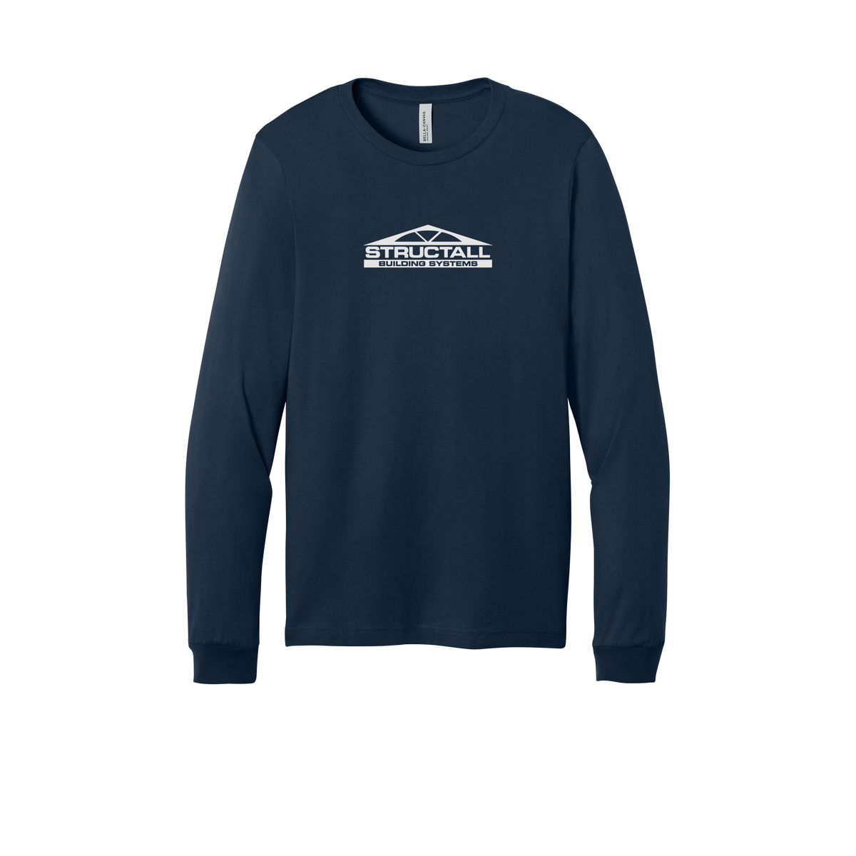 structall-all-season-long-sleeve-tee-dtf-front-3501-navy-flat-front