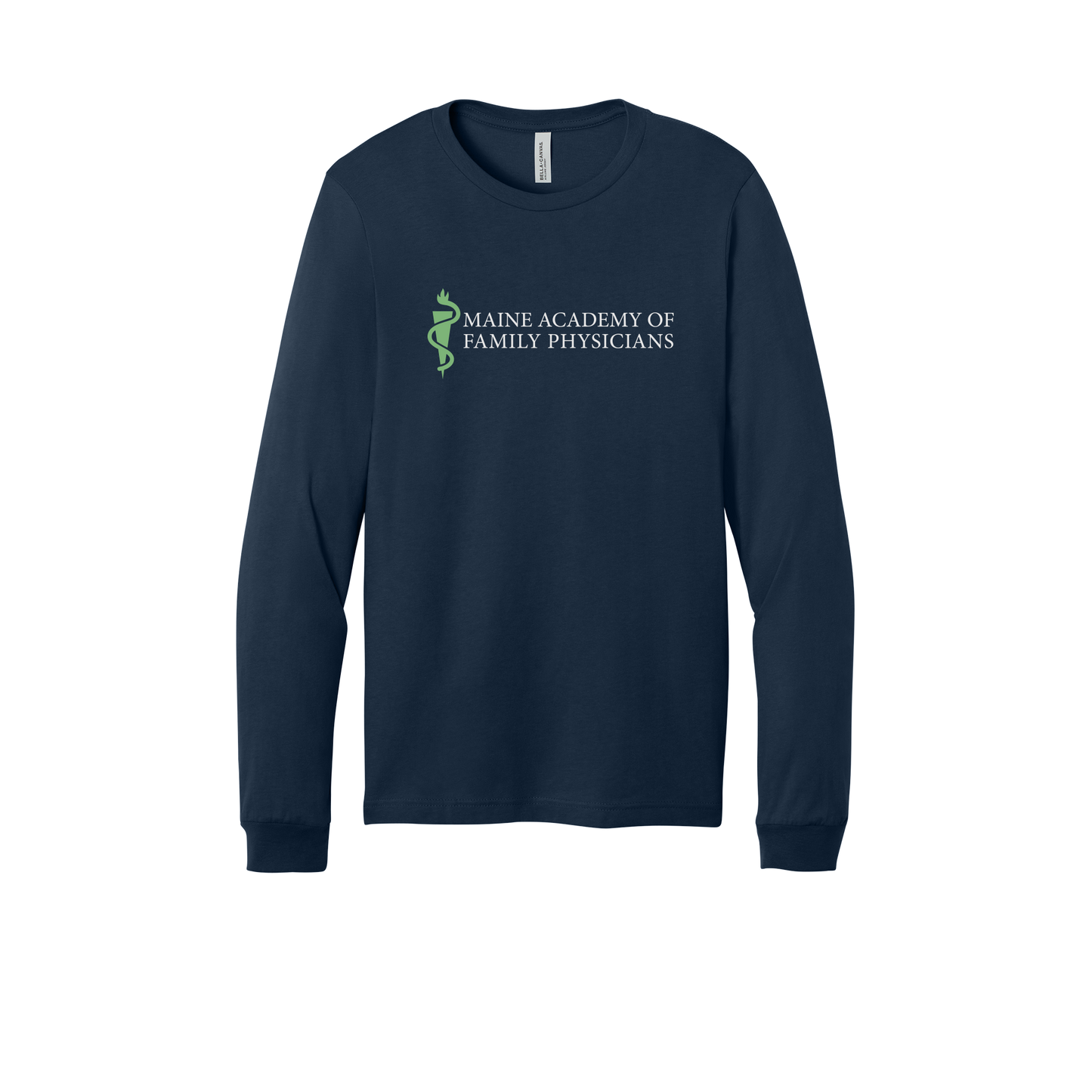 maineafp-all-season-medical-long-sleeve-tee-dtf-front-3501-navy-flat-front