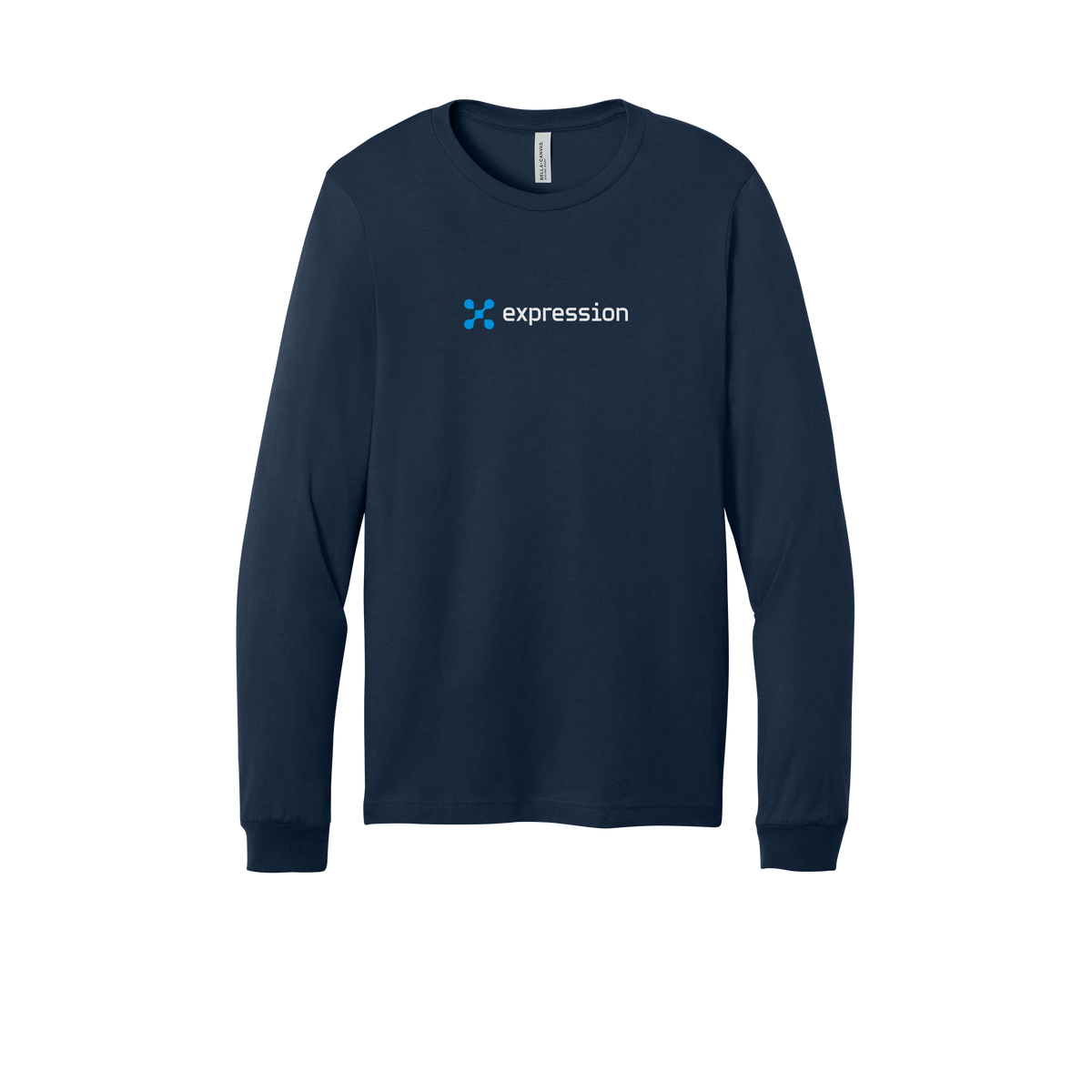 expr-all-season-long-sleeve-tee-dtf-front-3501-navy-flat-front
