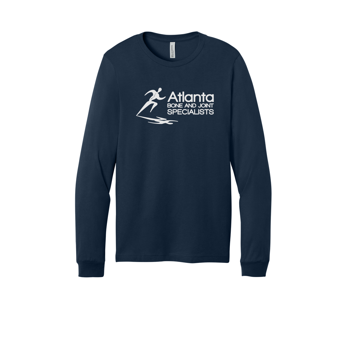 atlantaboneandjoint-all-season-medical-long-sleeve-tee-dtf-front-3501-navy-flat-front