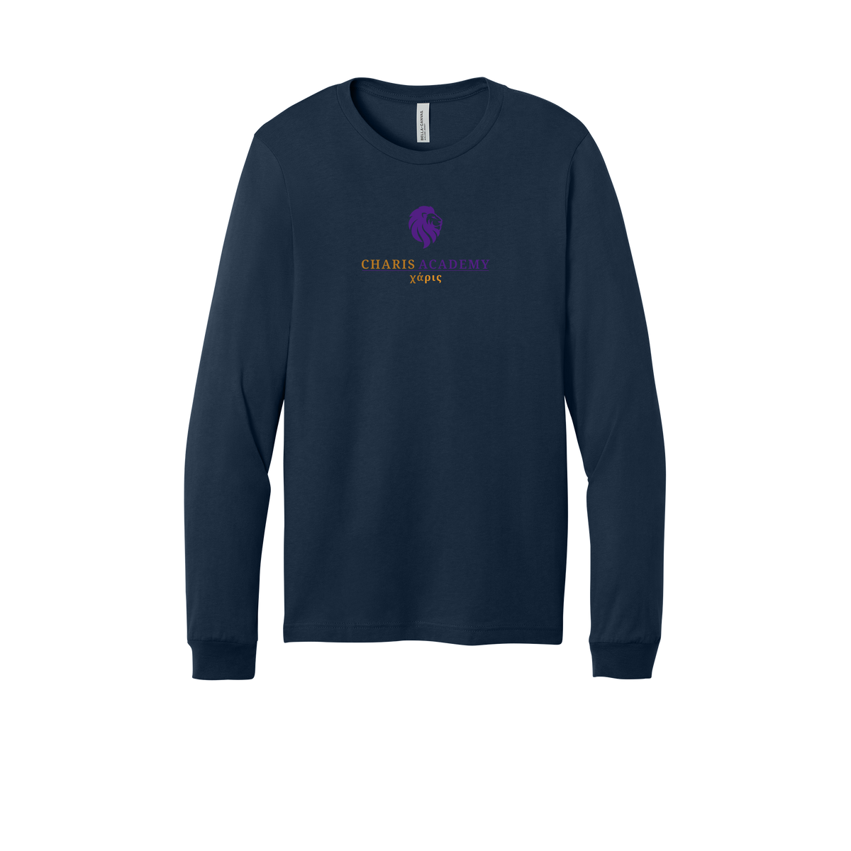 cahazleton-all-season-long-sleeve-tee-dtf-front-3501-navy-flat-front