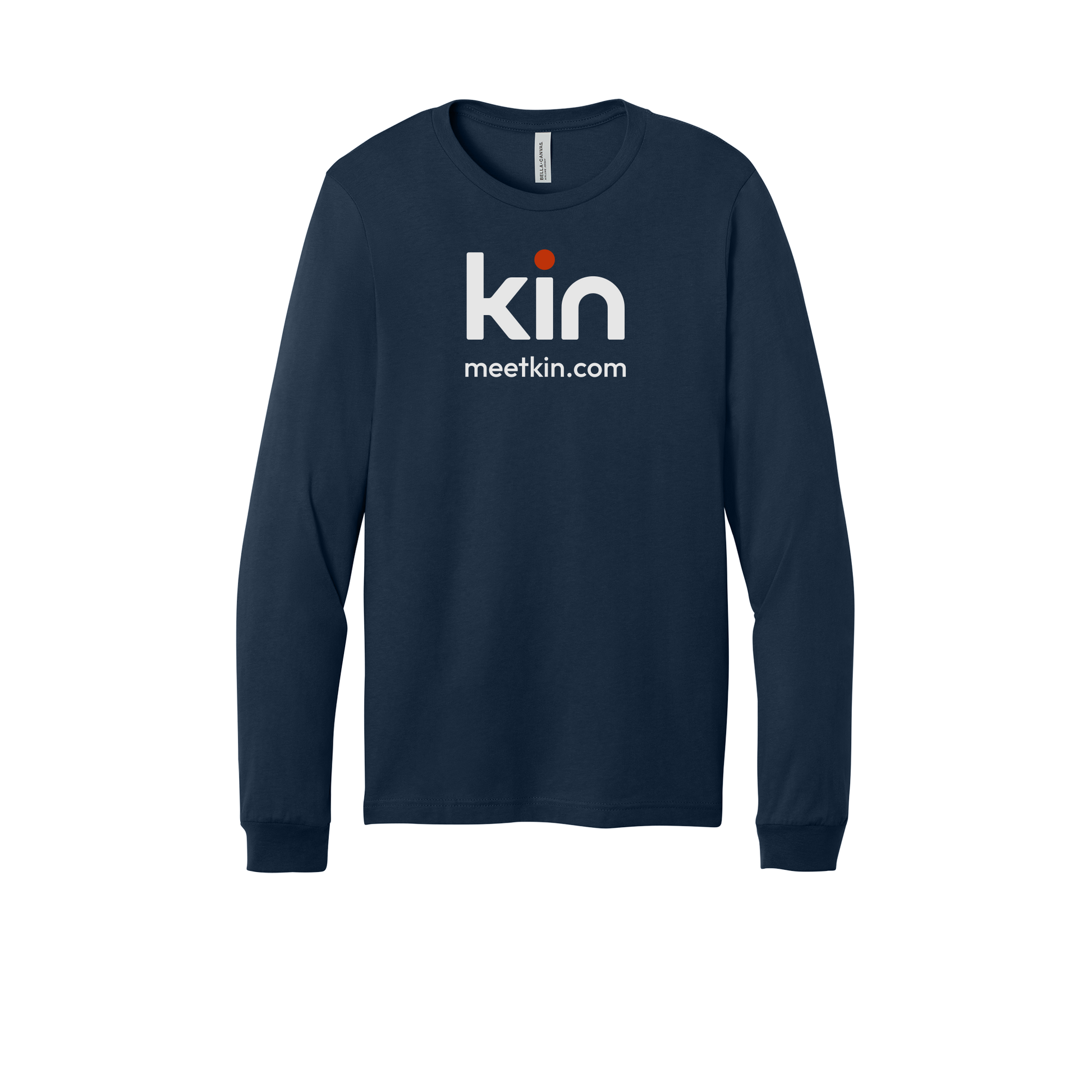 kin-all-season-long-sleeve-tee-dtf-front-3501-navy-flat-front