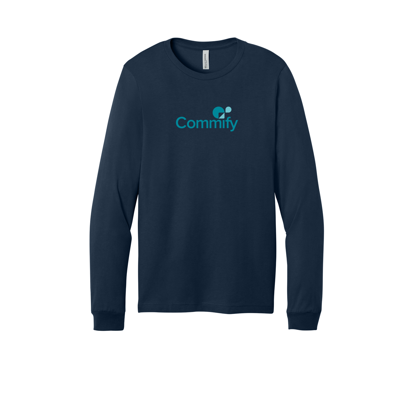 commify-all-season-long-sleeve-tee-dtf-front-3501-navy-flat-front